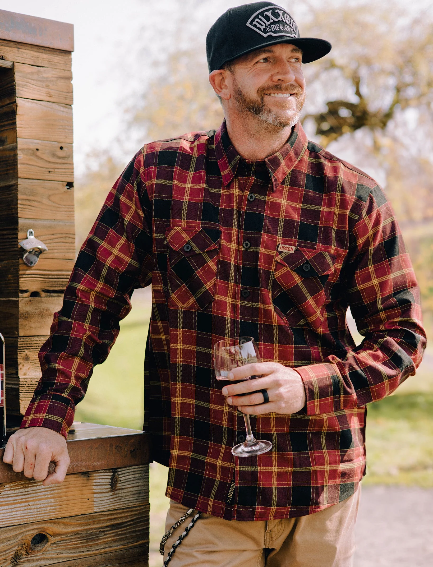 Anchor Valley Wine Flannel - Image 2