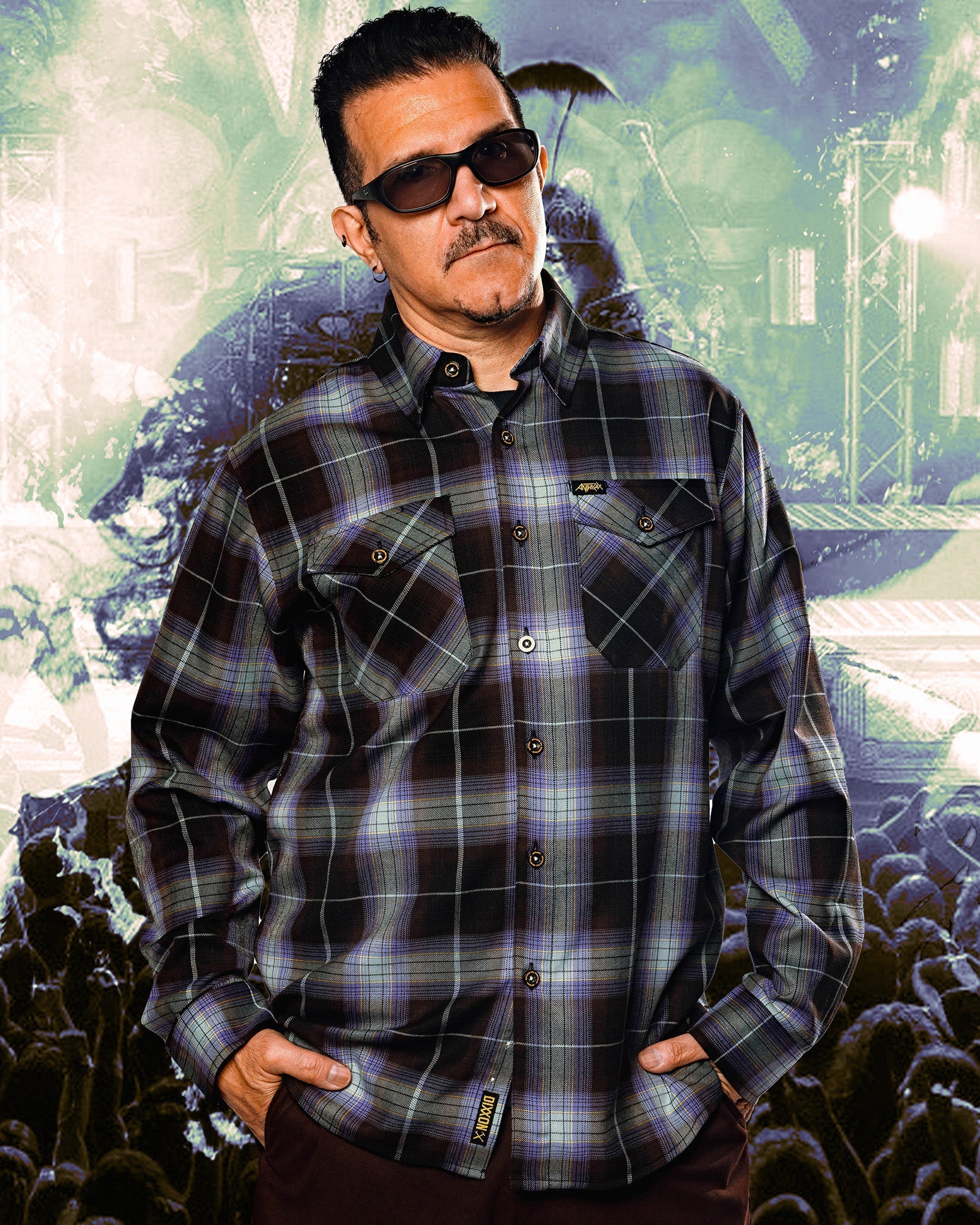 Anthrax Spreading the Disease Flannel - Image 4