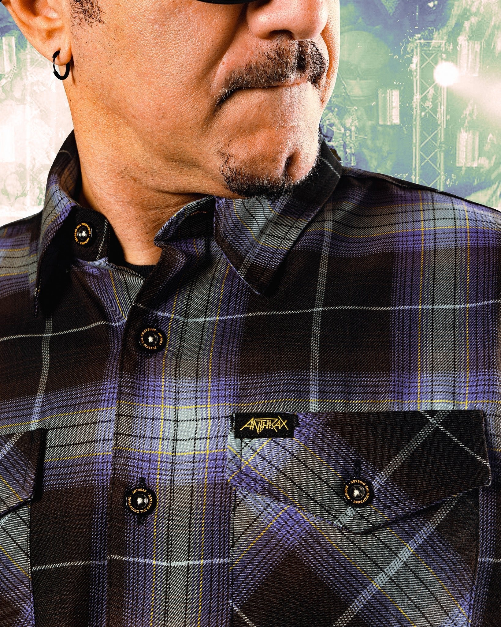 Anthrax Spreading the Disease Flannel - Image 5