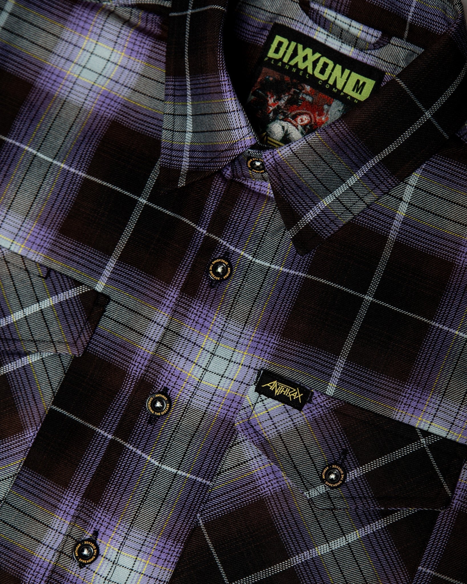 Anthrax Spreading the Disease Flannel - Image 7