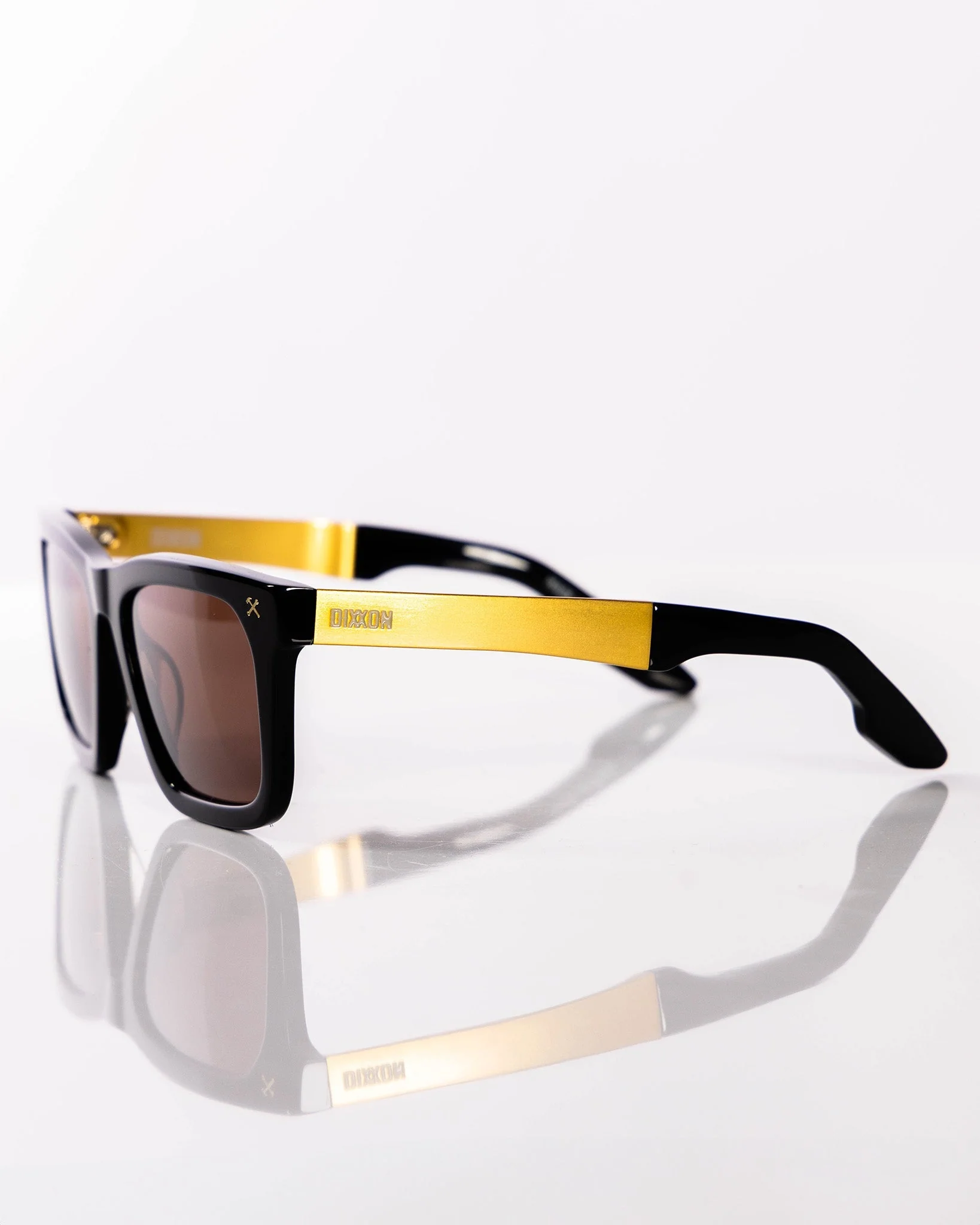 Anvil Metal Sunglasses - Brown & Bronze - Image 4