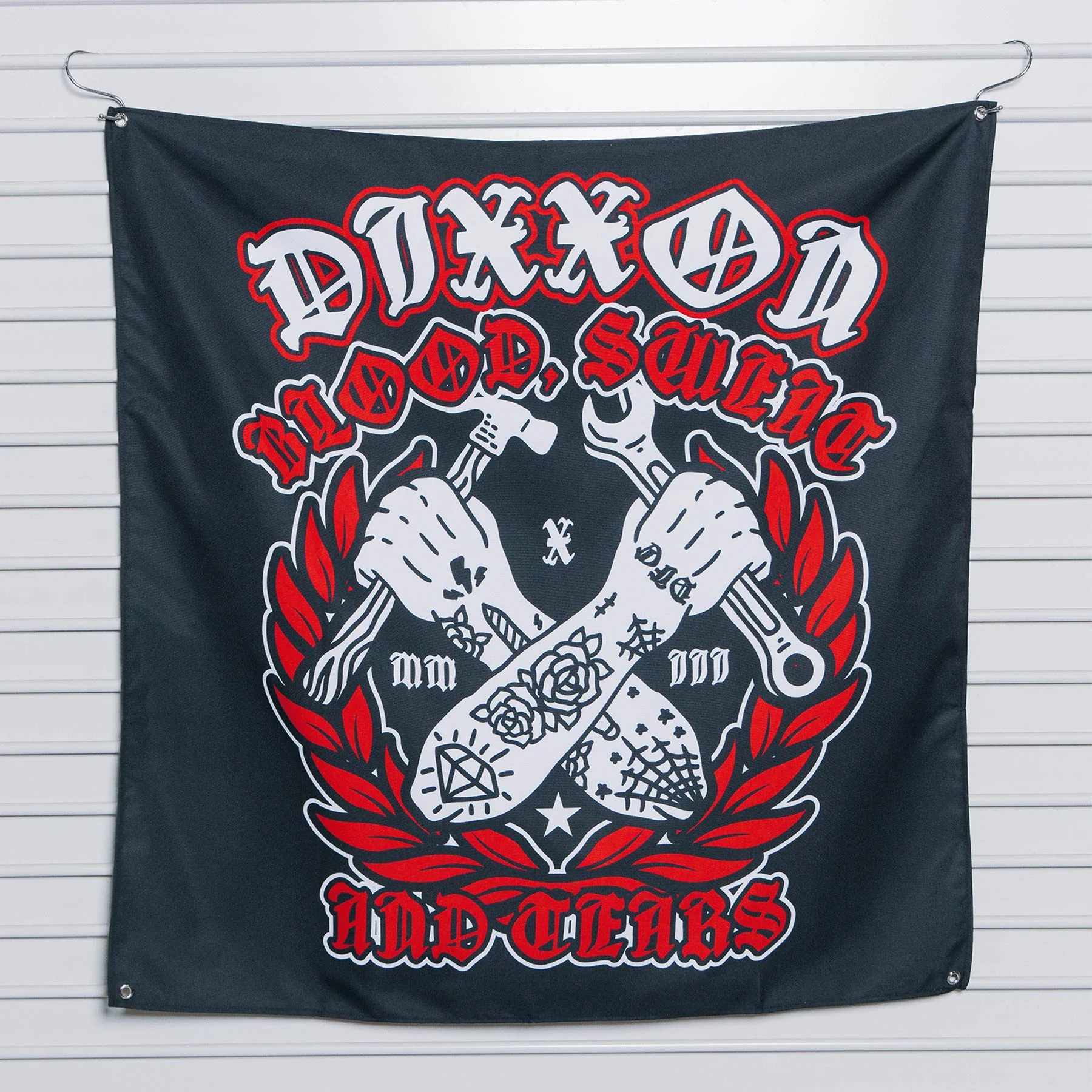 Blood, Sweat & Tears Garage Banner - 36" x 36"