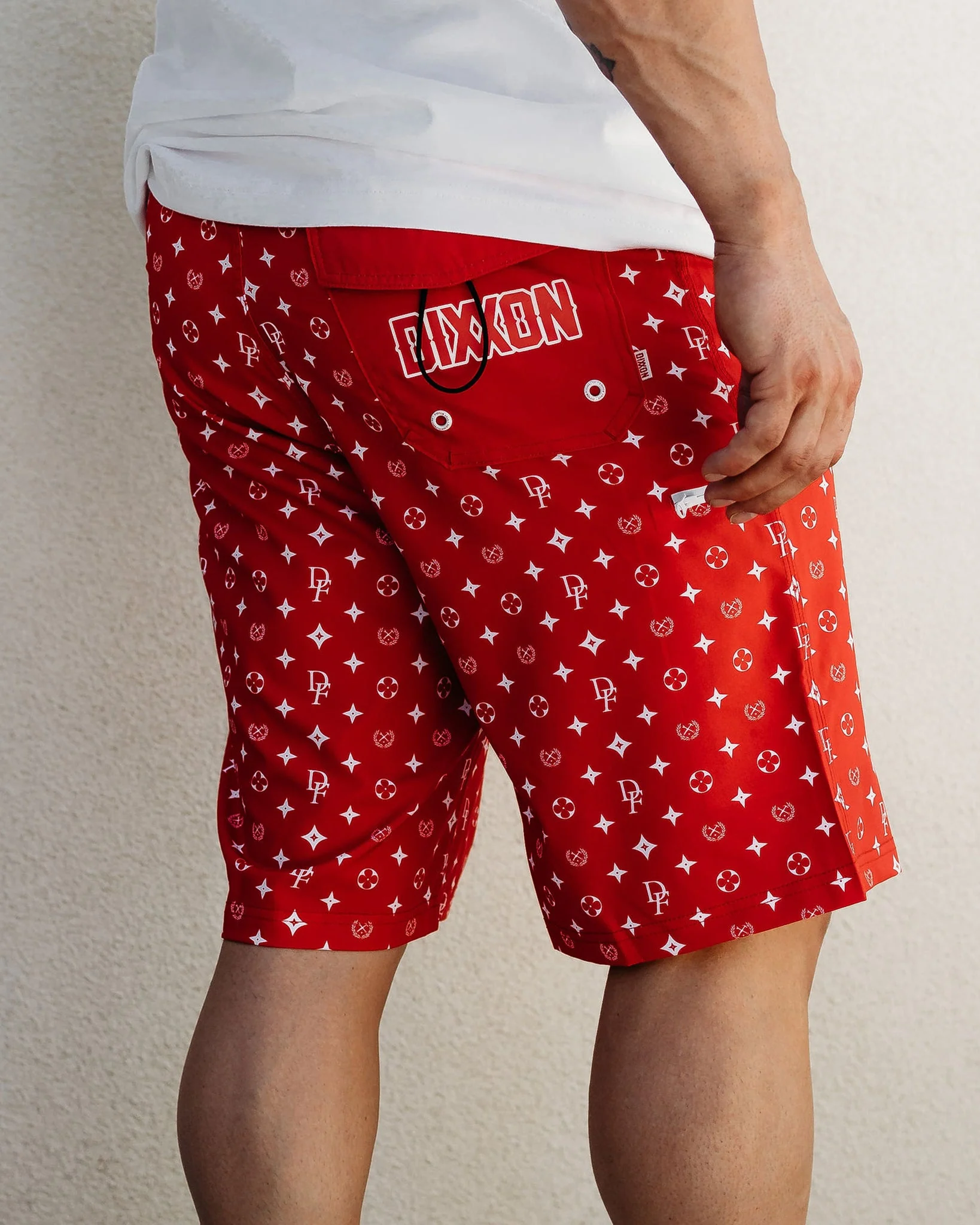 Bougie Boardshorts - Red - Image 2