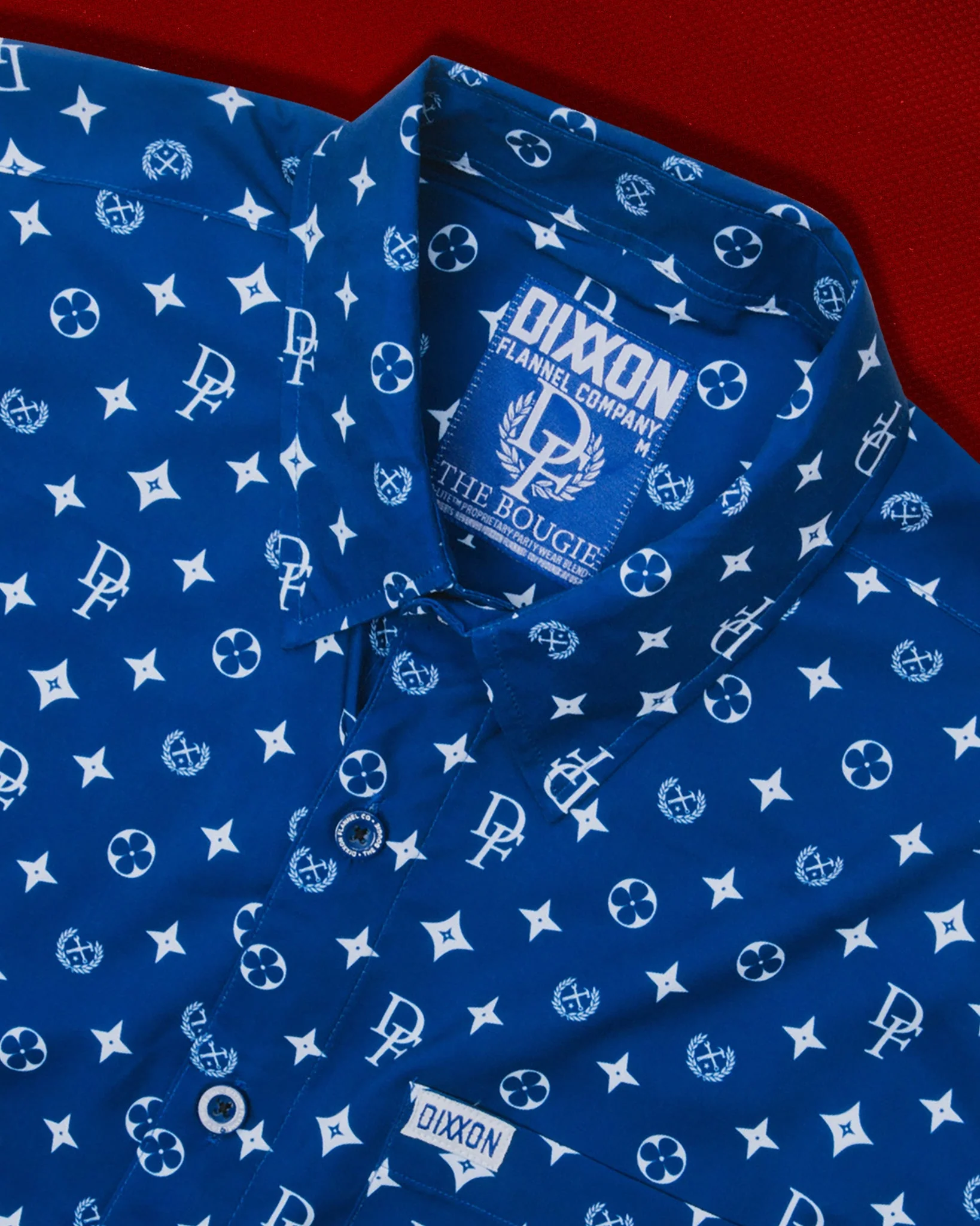 Bougie Short Sleeve - Blue & White - Image 2