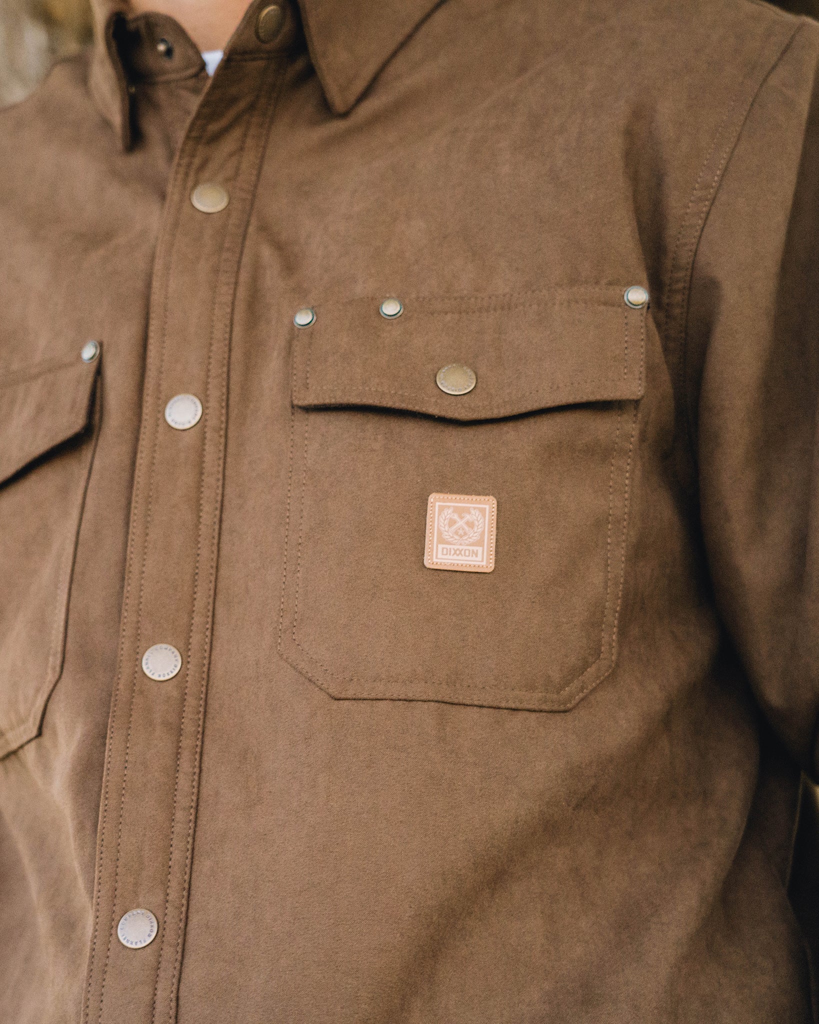 Casper Suede Jacket - Brown - Image 4