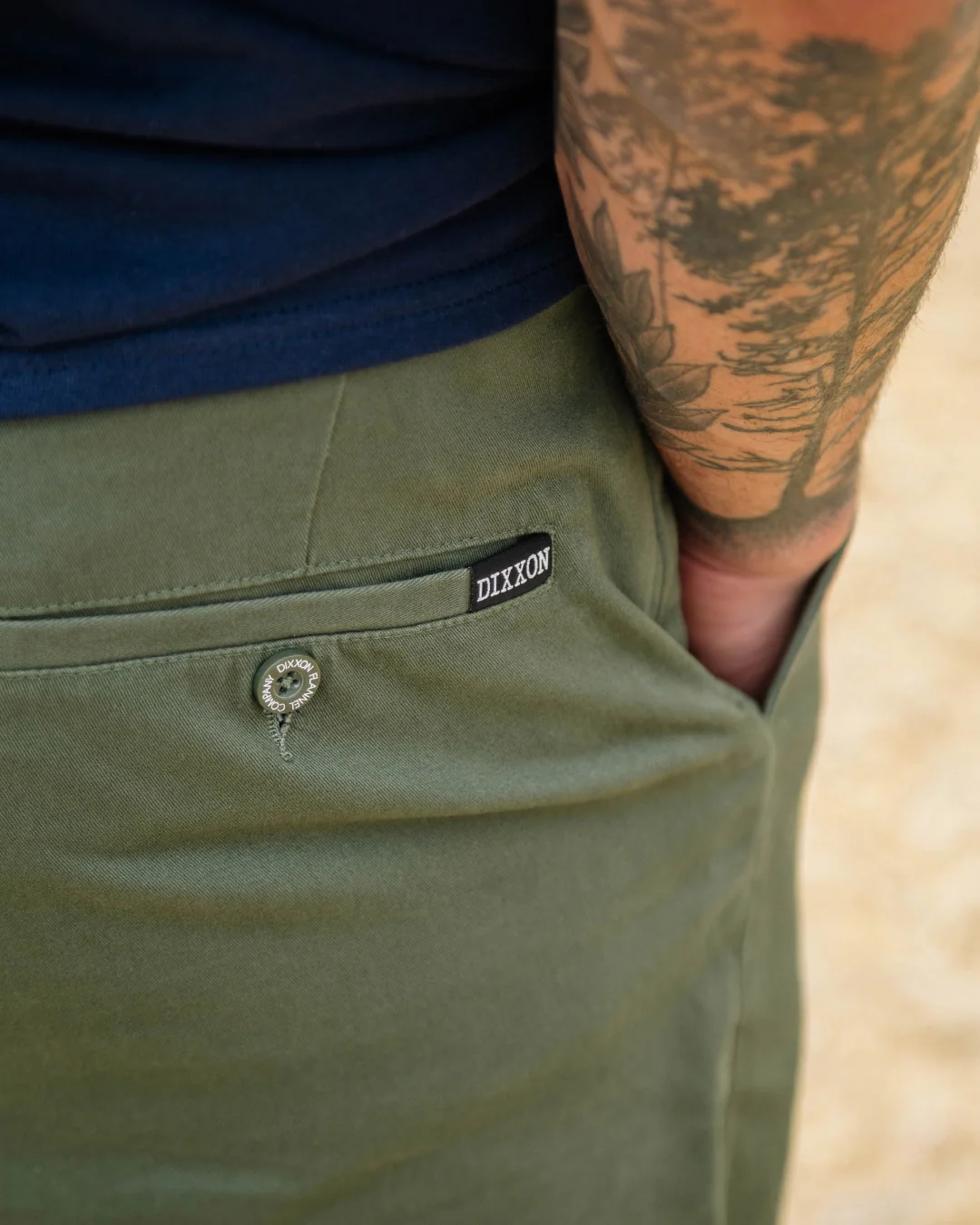 Chino Pants - O.D. Green - Image 4