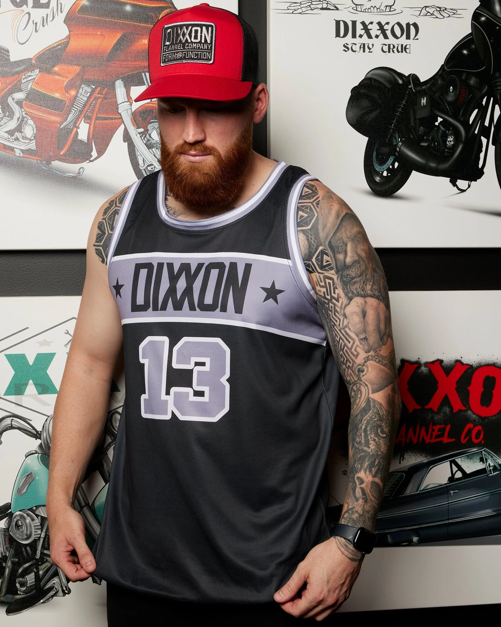 Classic Jersey - Black, Grey, & White - Image 3