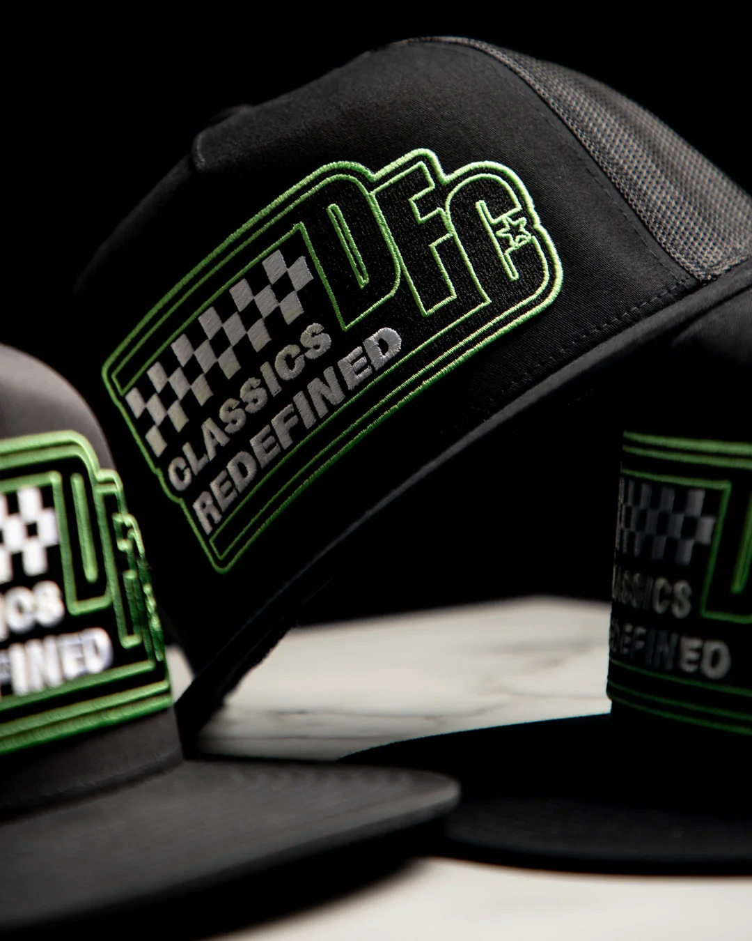 Classics Redefined Flat Bill Trucker Snapback - Black - Image 7