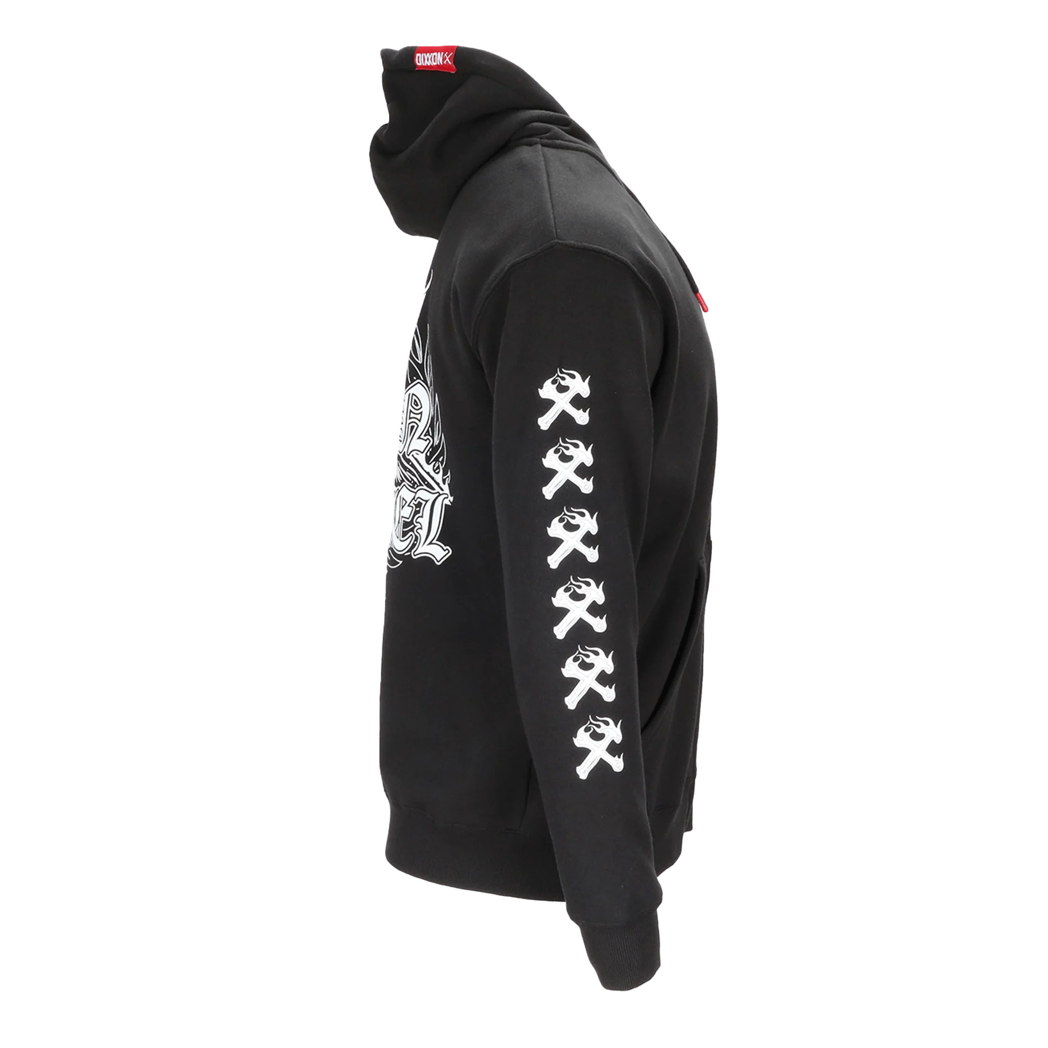 Dark Flannel Zip Up Hoodie - Image 3