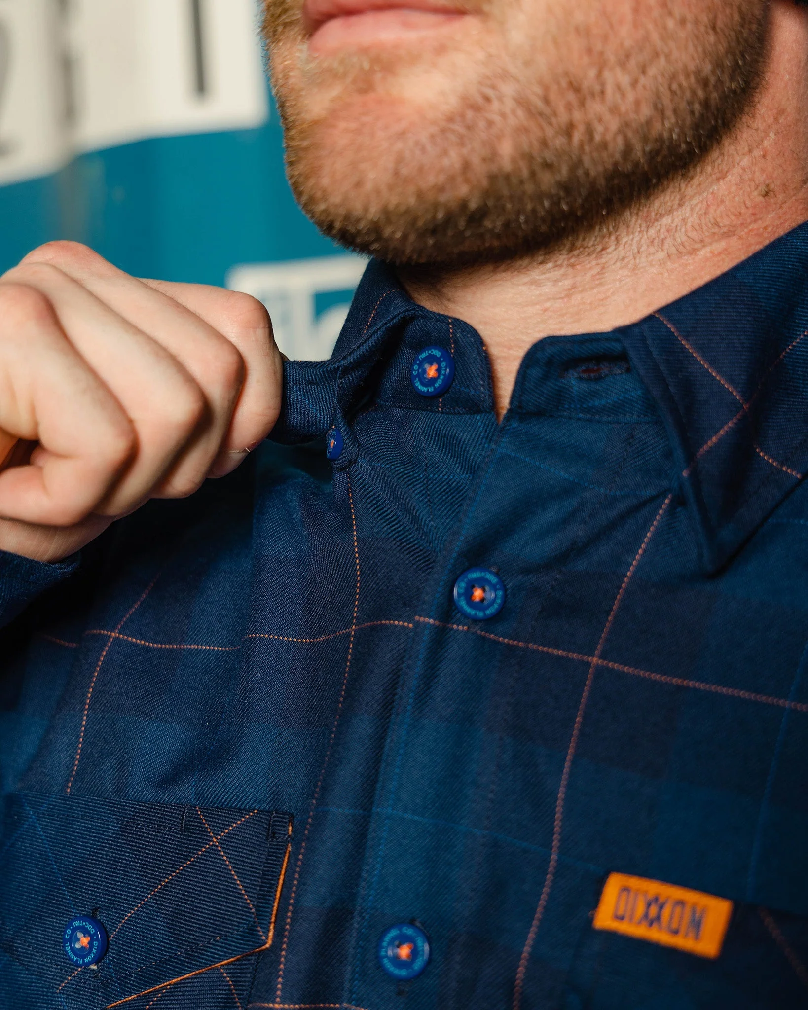 DDC + TRU (Draplin) Flannel - Never-Ending Navy - Image 4