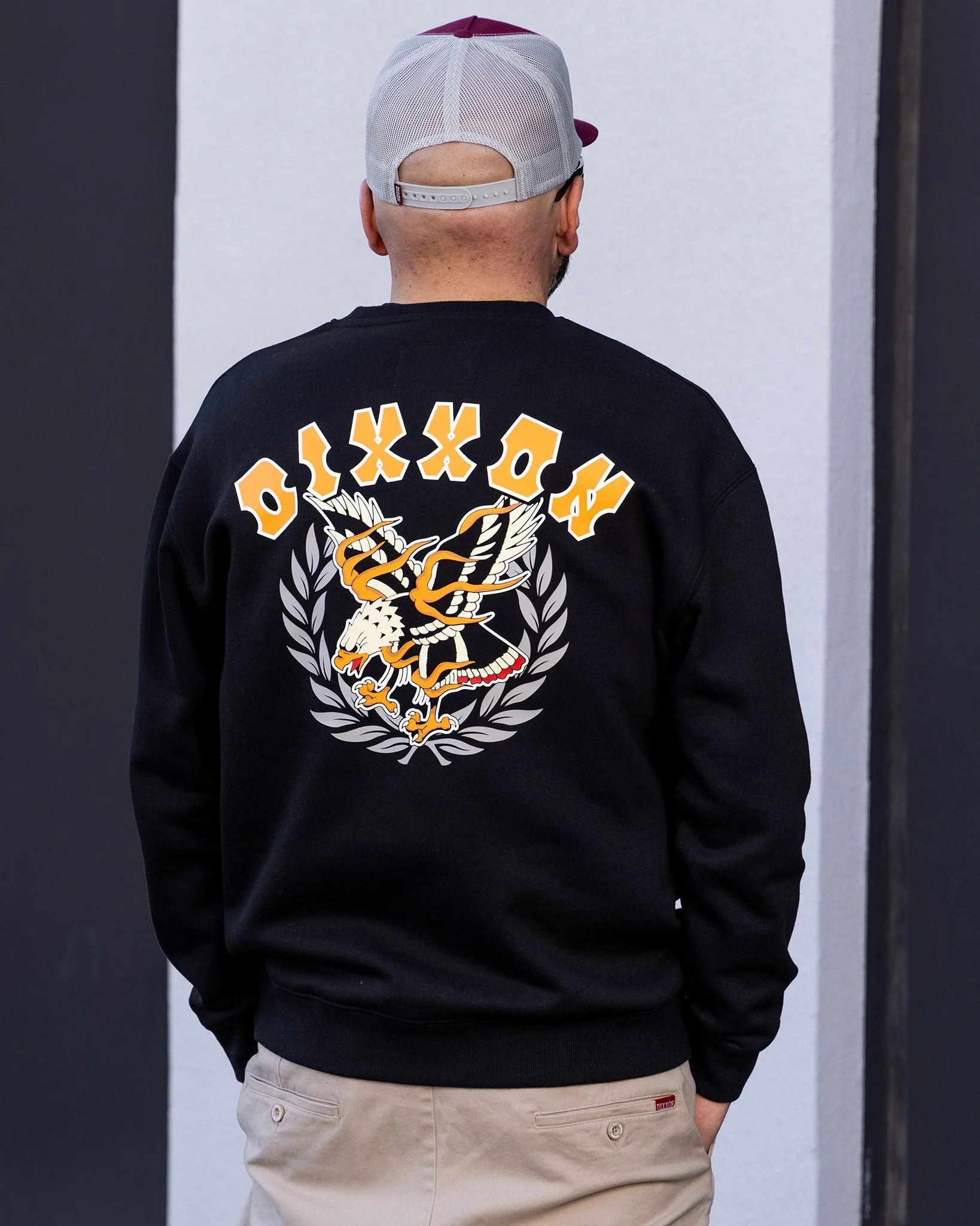 Dive Bomber Crewneck Sweatshirt - Black - Image 3