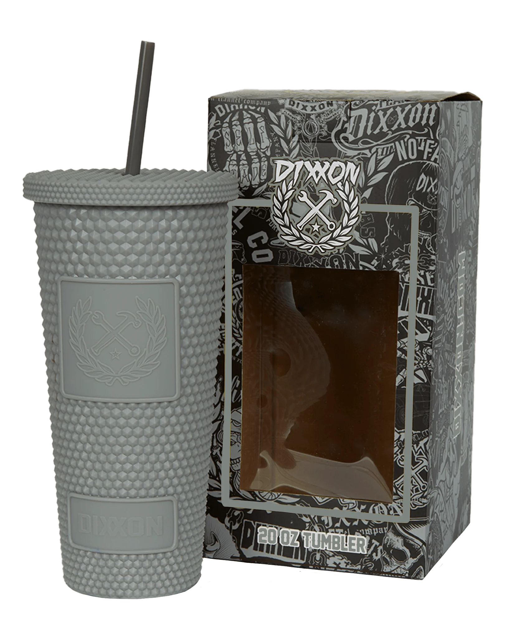 Dixxon Studded Matte Tumbler - Grey - Image 2