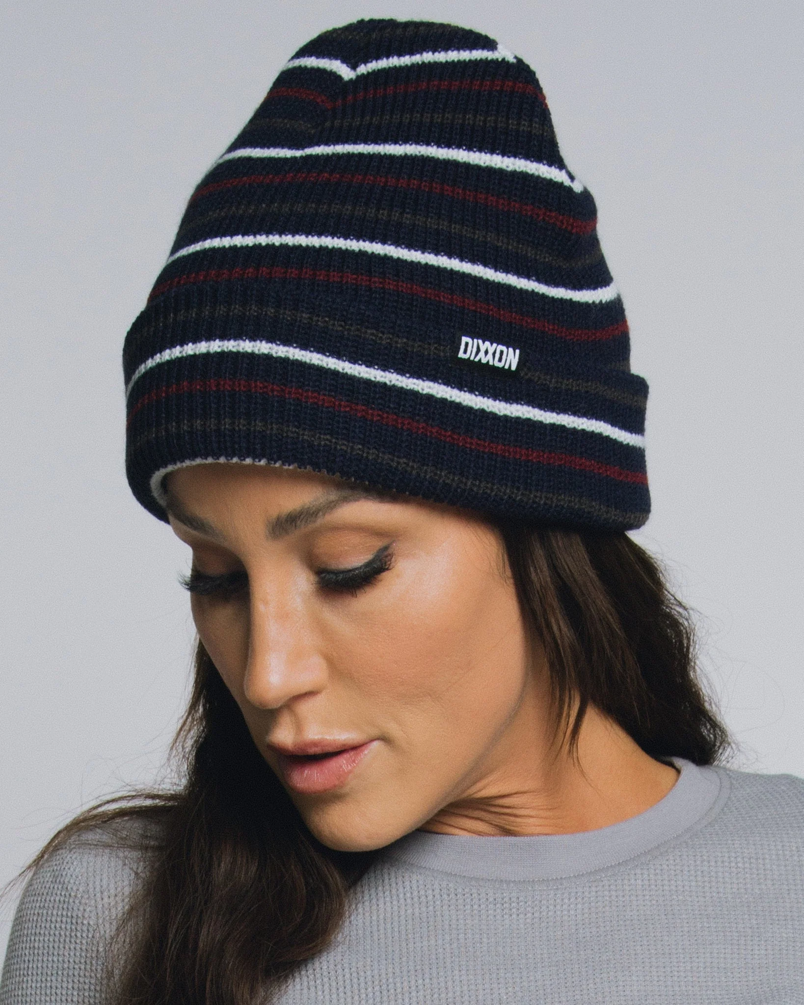 Dock Beanie - Navy Striped - Image 2