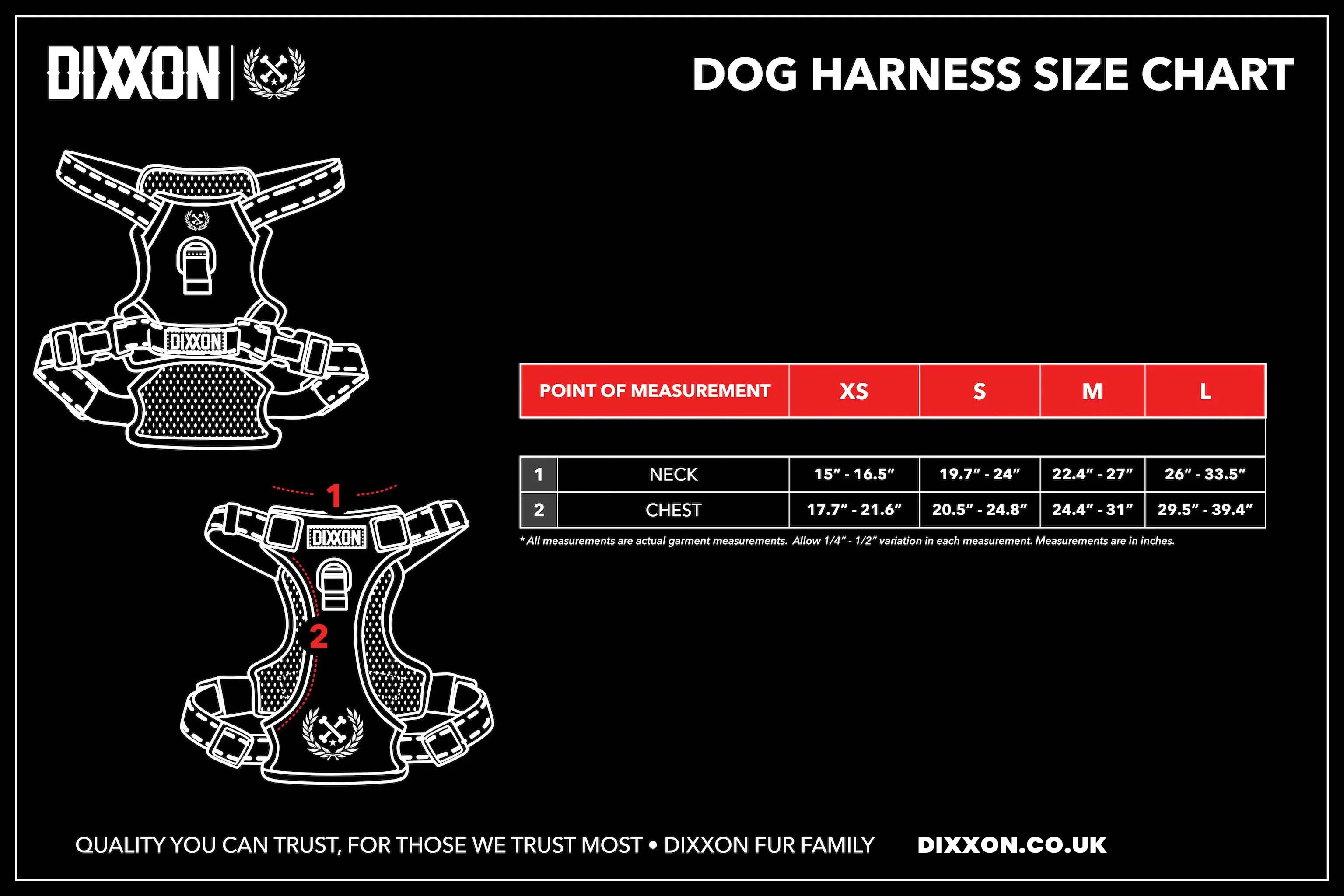 Dixxon Mesh Dog Harness - Black - Image 3