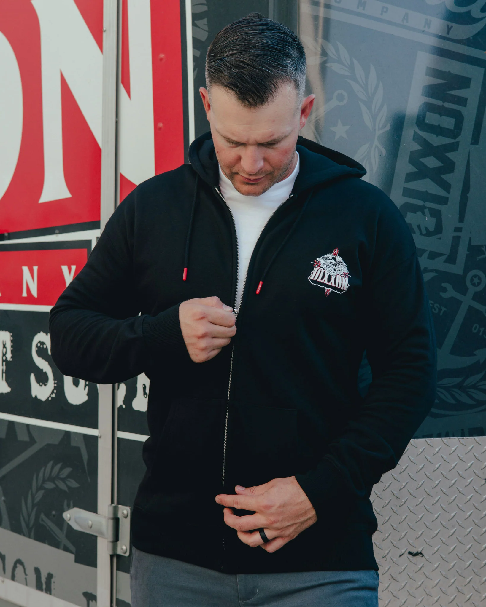 Eagle Eye Zip Hood - Image 2