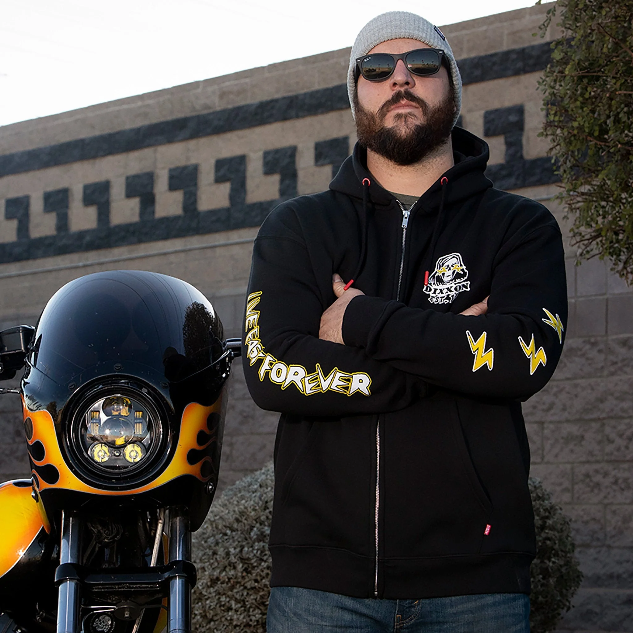 Fear City Zip Up Hoodie - Image 5