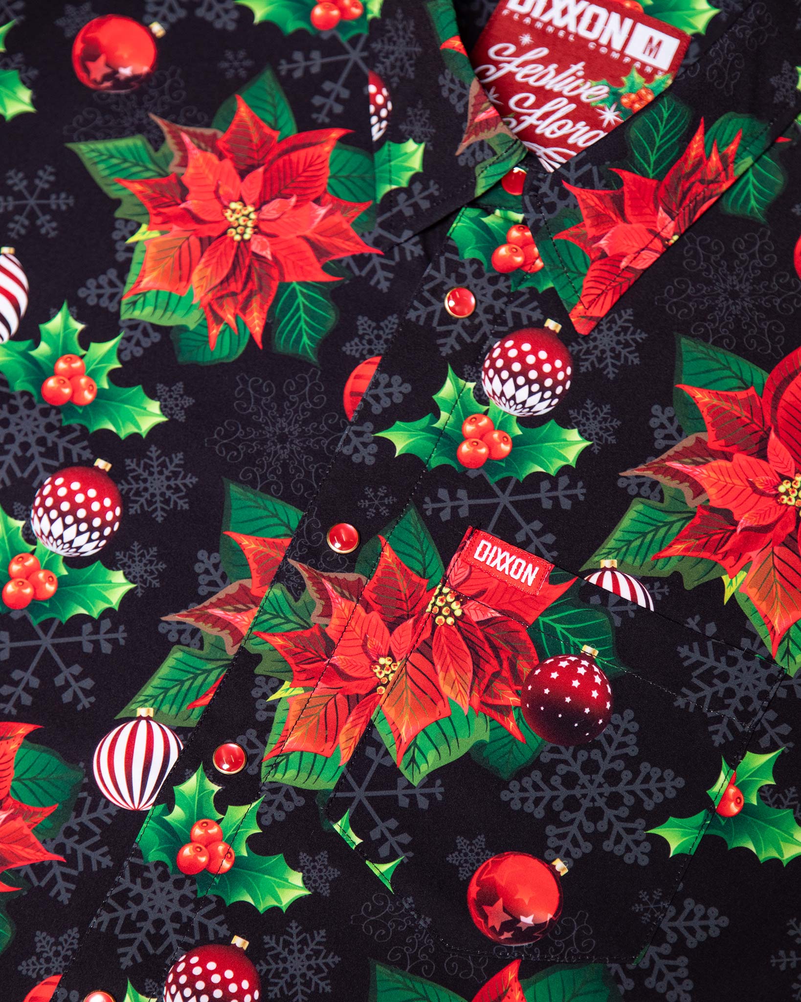 Festive Floral Party Shirt - Image 3