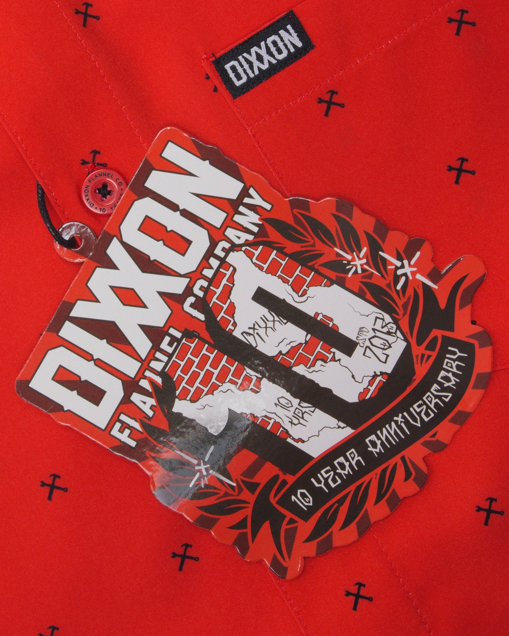 Finney Short Sleeve - Red & Black - Image 4