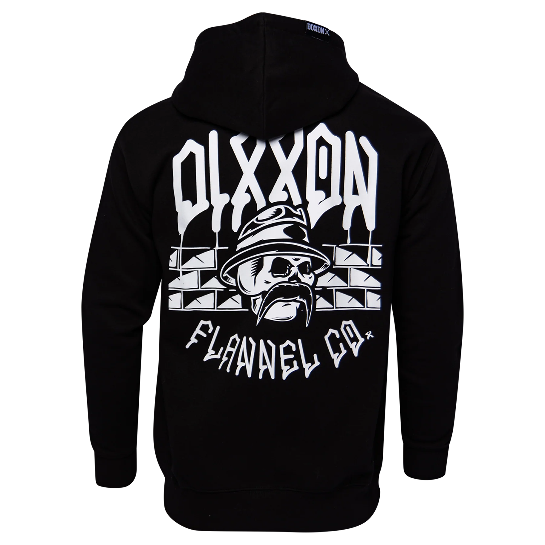 Hector Zip Up Hood - Black