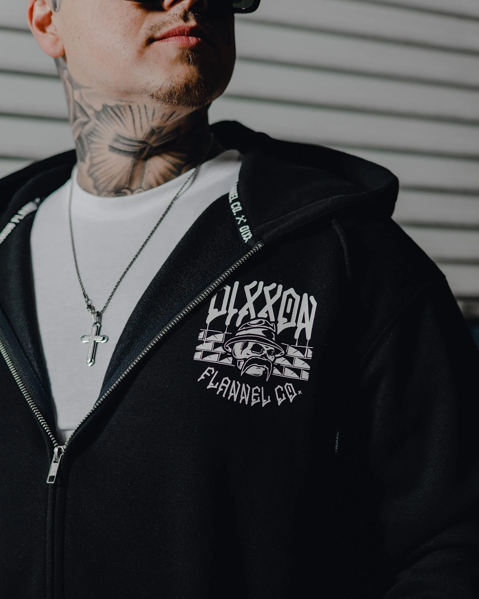 Hector Zip Up Hood - Black - Image 4