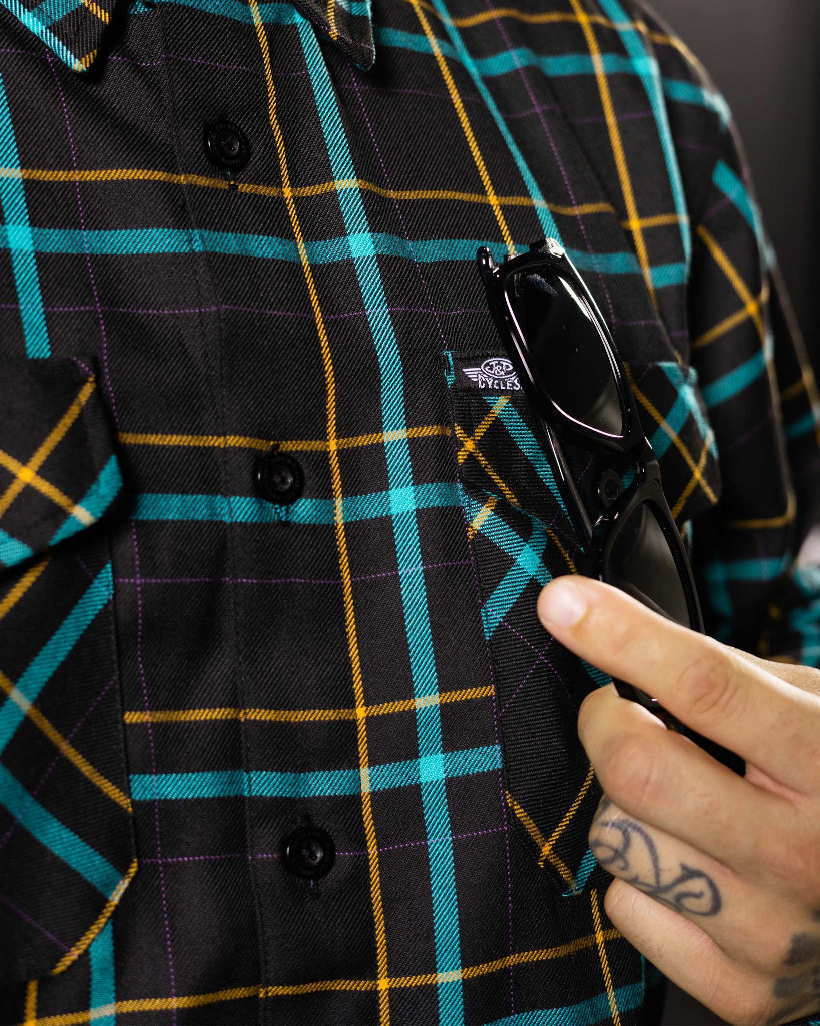 J&P Cycles 45th Flannel - Image 5