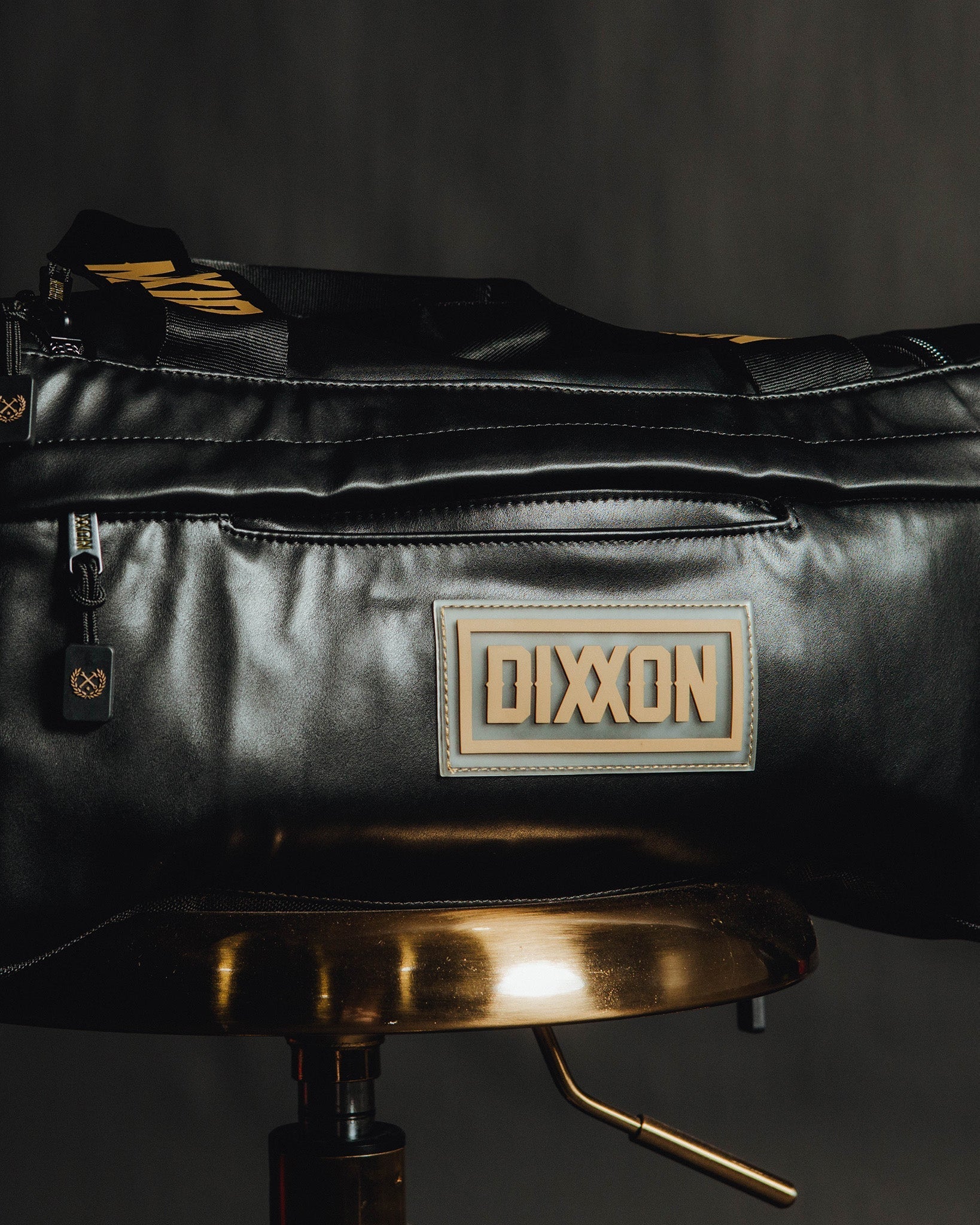 Leather Overload Duffle Bag - Black - Image 4