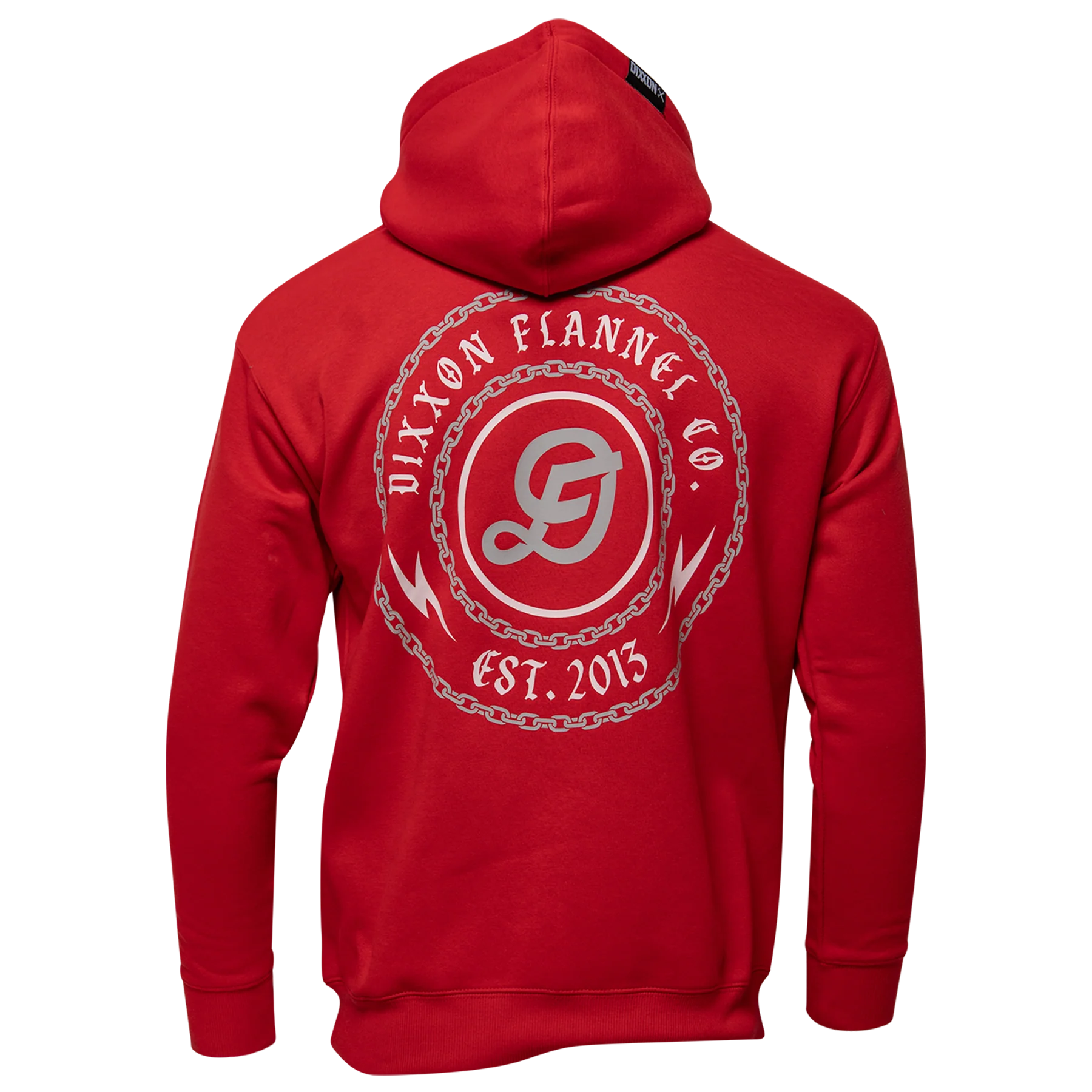 Linked Red Pullover Hoodie - Red