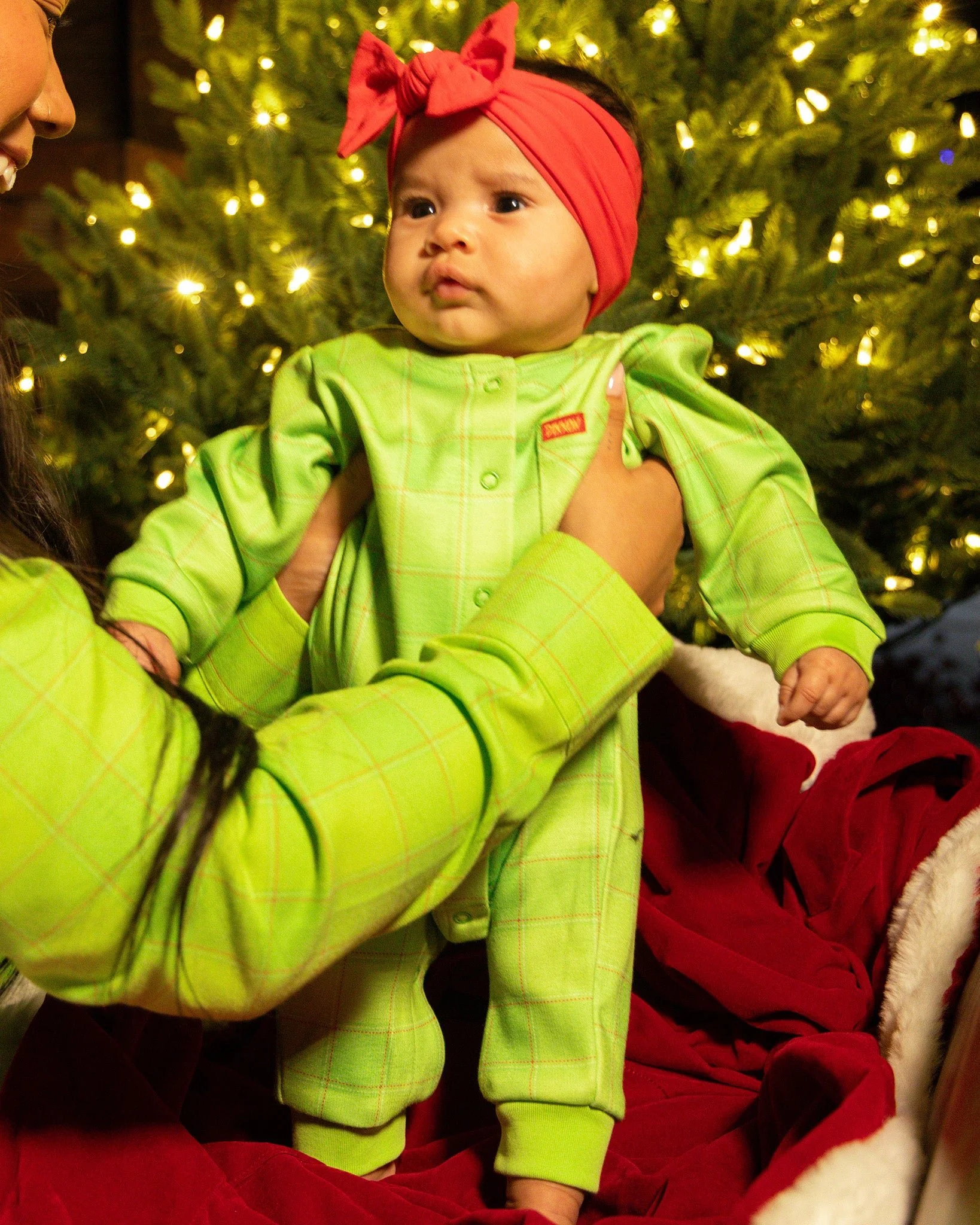 The Mean One Long Sleeve Baby Onesie - Image 2