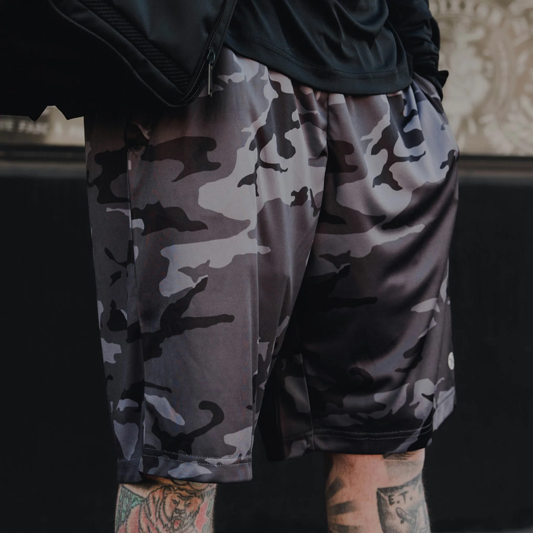 Men's Overtime Shorts - Black Camo