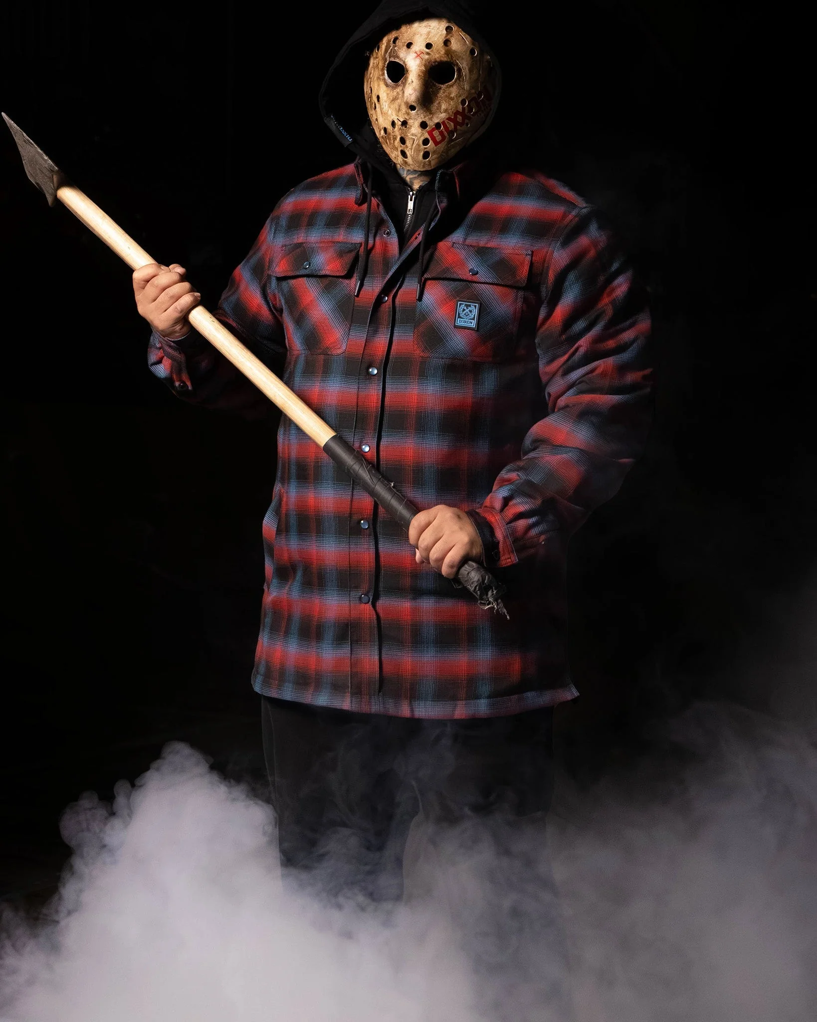 Men's Dimension Hooded Flannel Jacket - Image 5