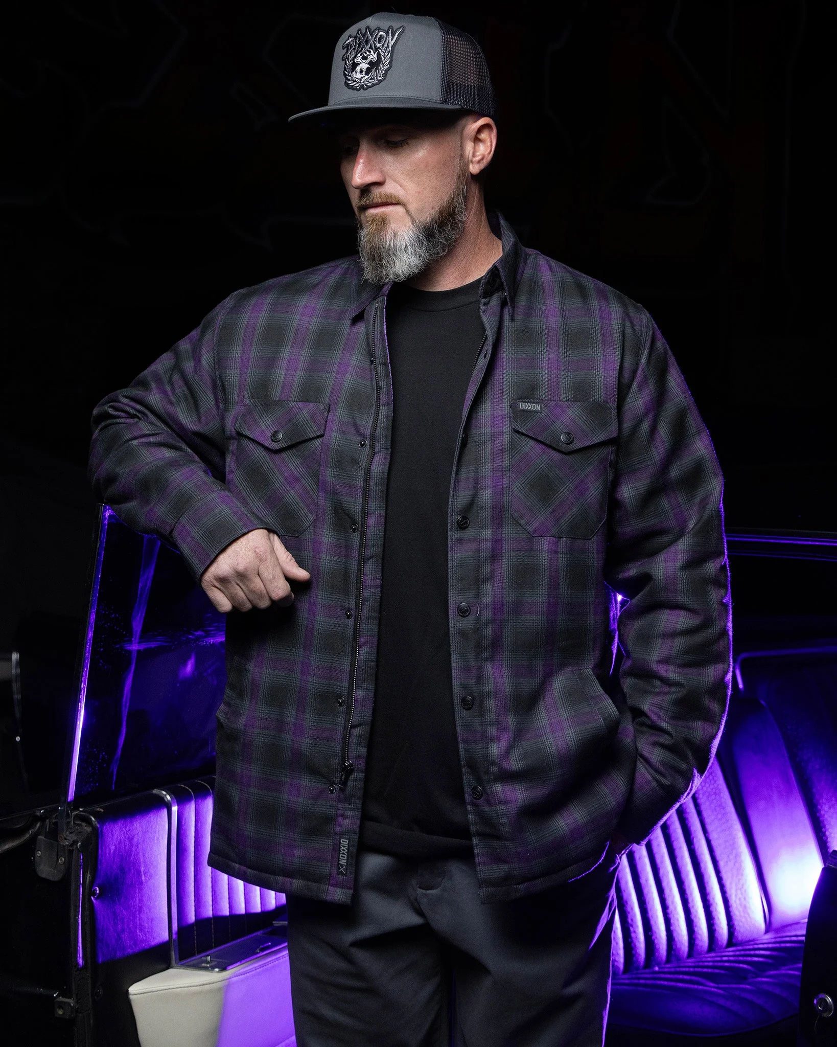 Men's Forum Quilted Flannel Jacket - Image 2