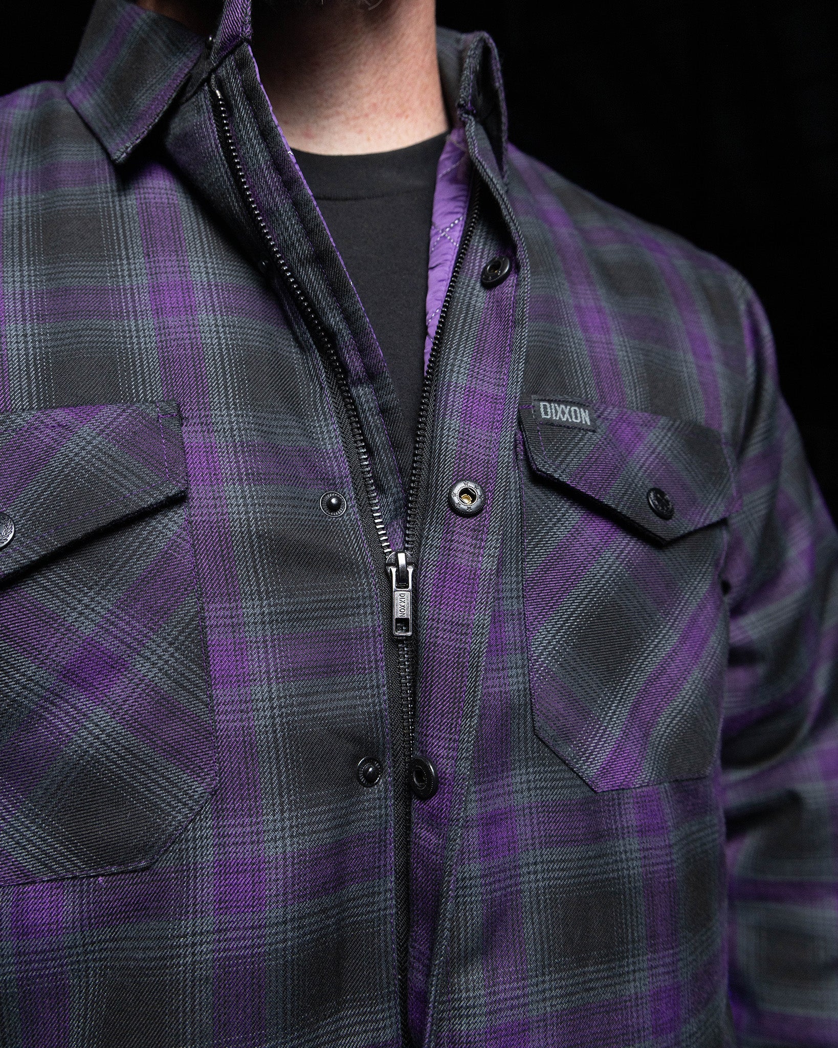 Men's Forum Quilted Flannel Jacket - Image 4