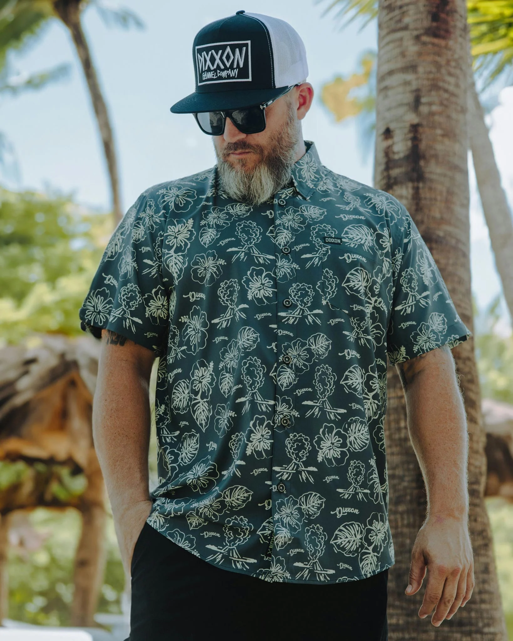 Mount Wannahockaloogie Short Sleeve - Green & Yellow - Image 4