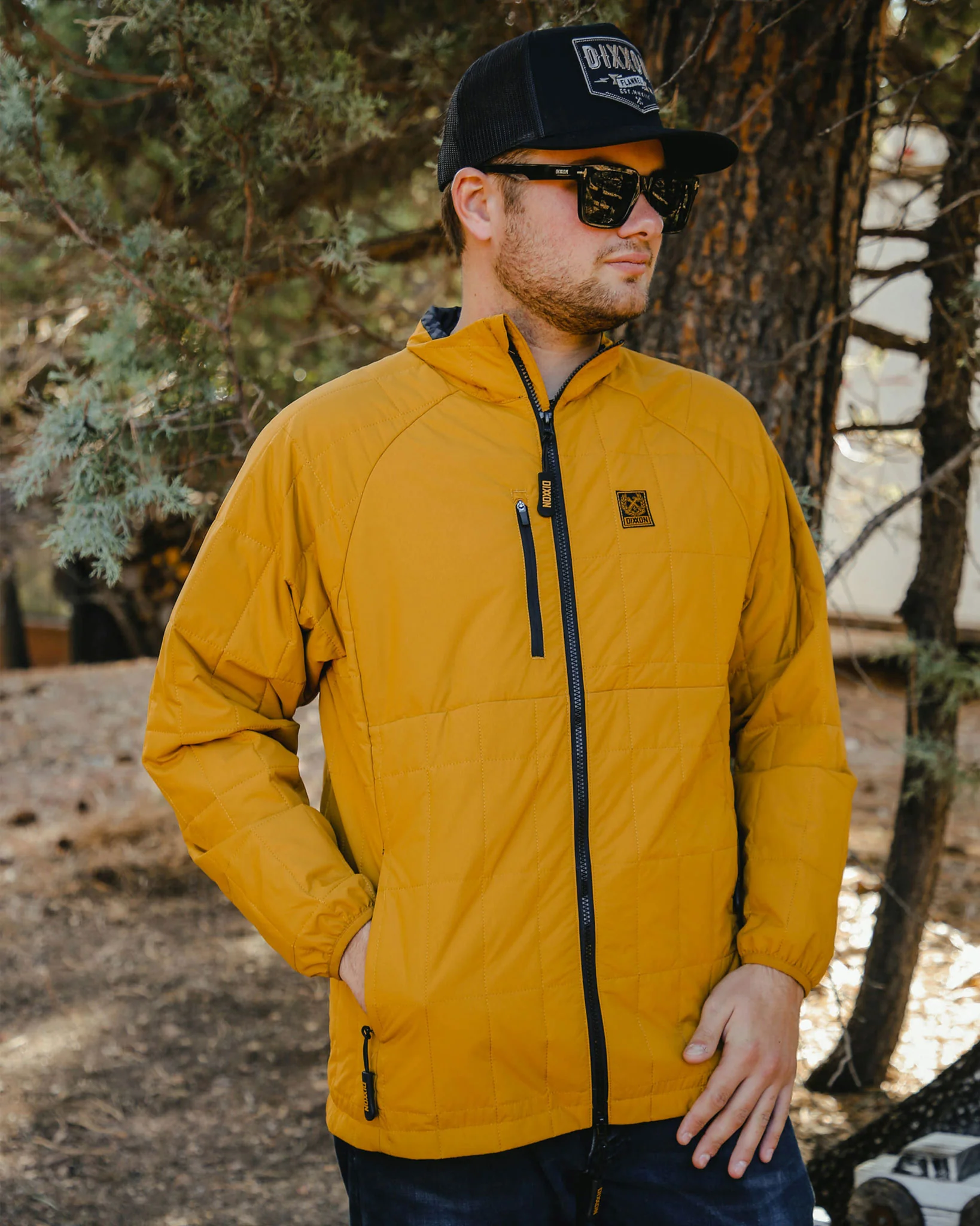 Nomad Puffer Jacket - Camel - Image 3