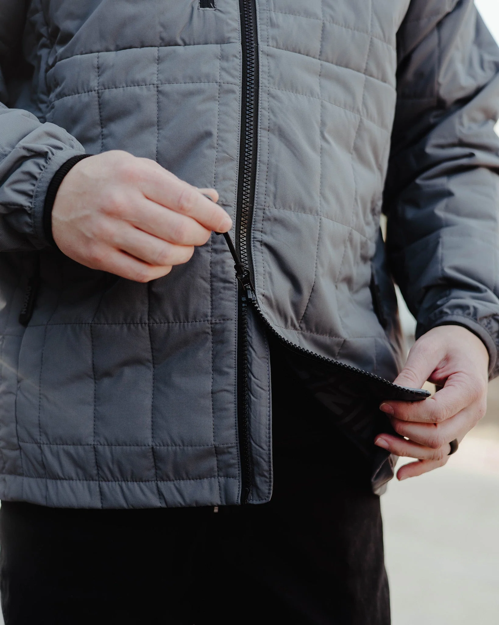Nomad Puffer Jacket - Grey - Image 8