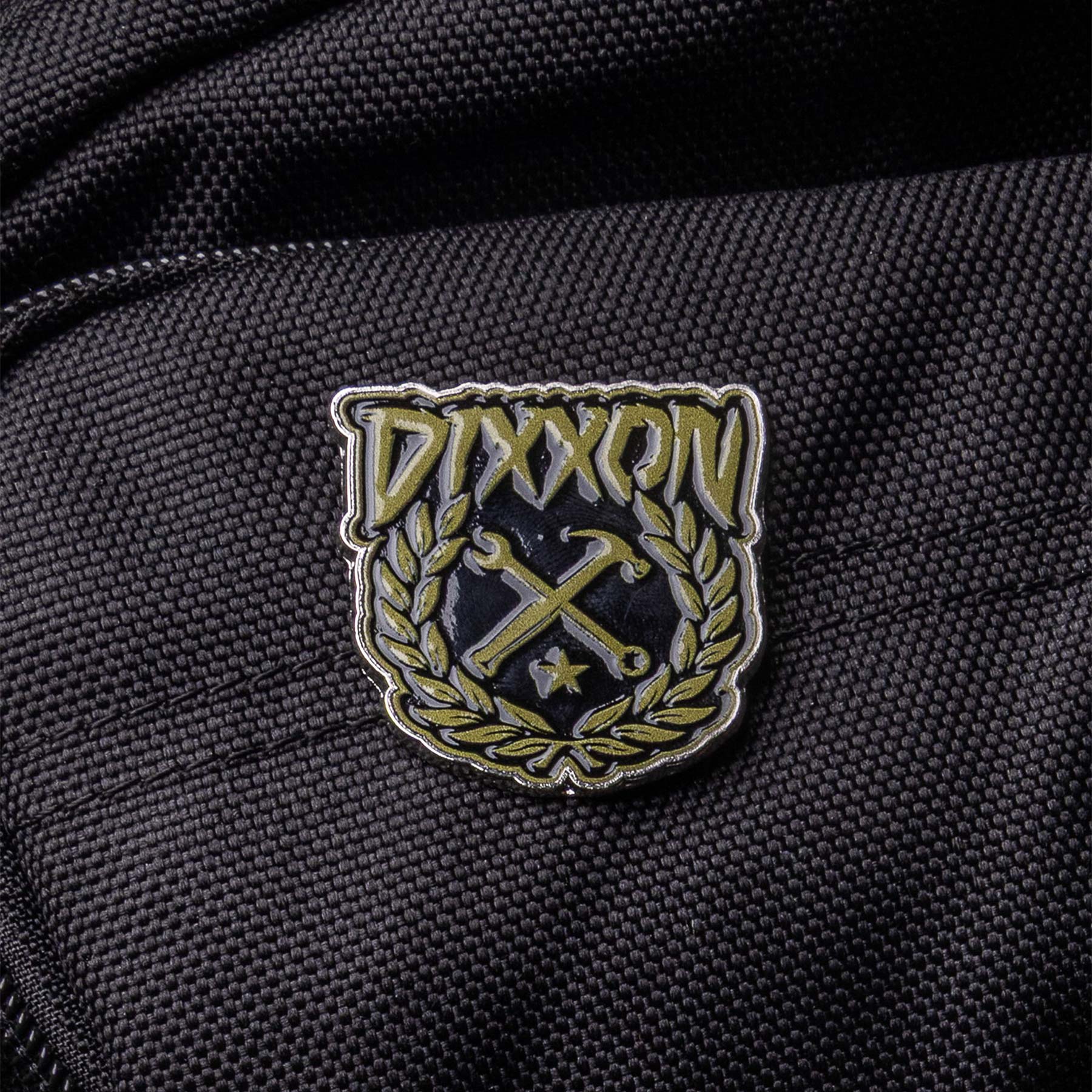 Party Hammer Enamel Pin - Gold & Black