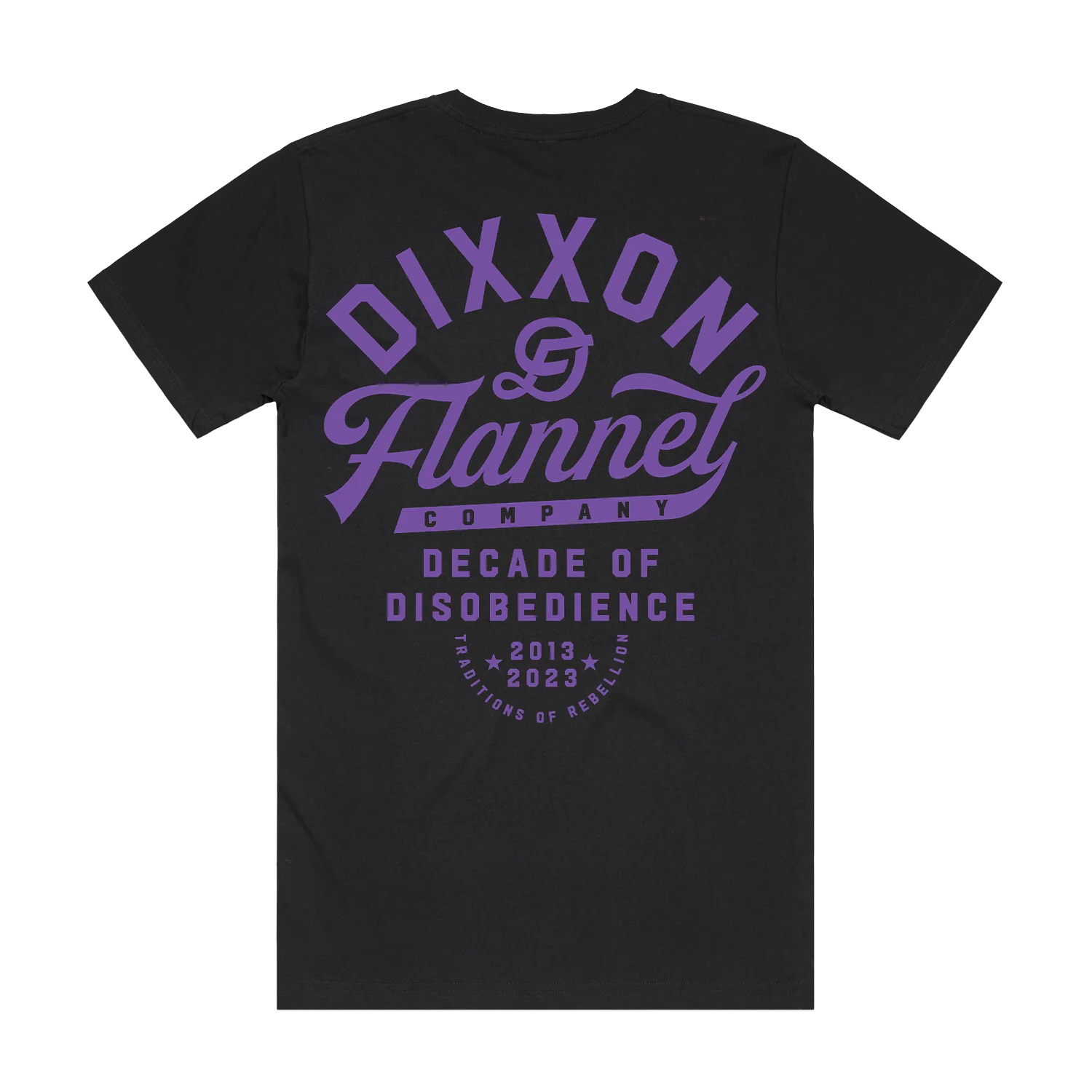 Pastime T-Shirt - Black & Purple
