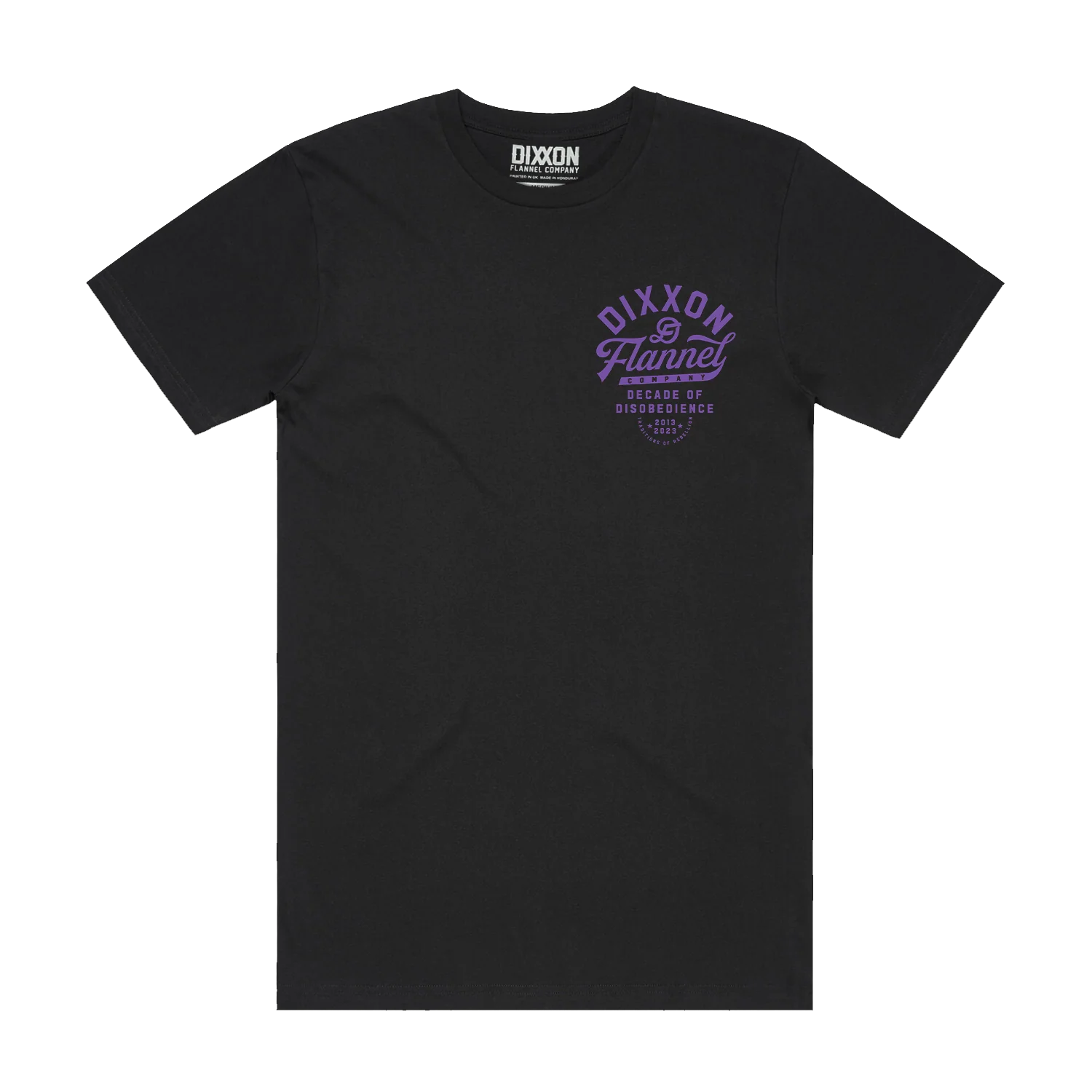Pastime T-Shirt - Black & Purple - Image 2