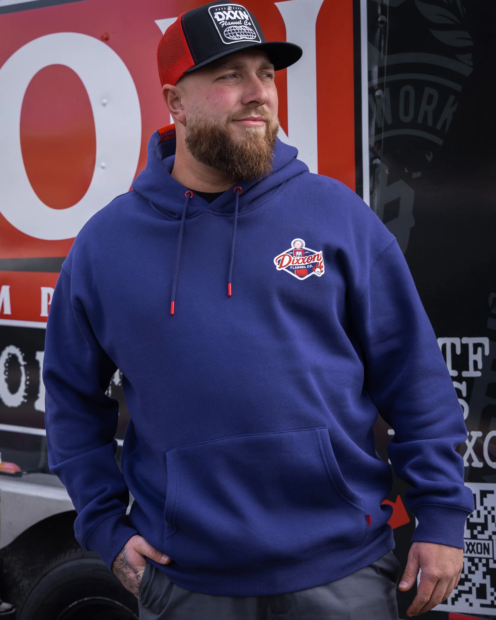Petrol Pullover - Navy - Image 4