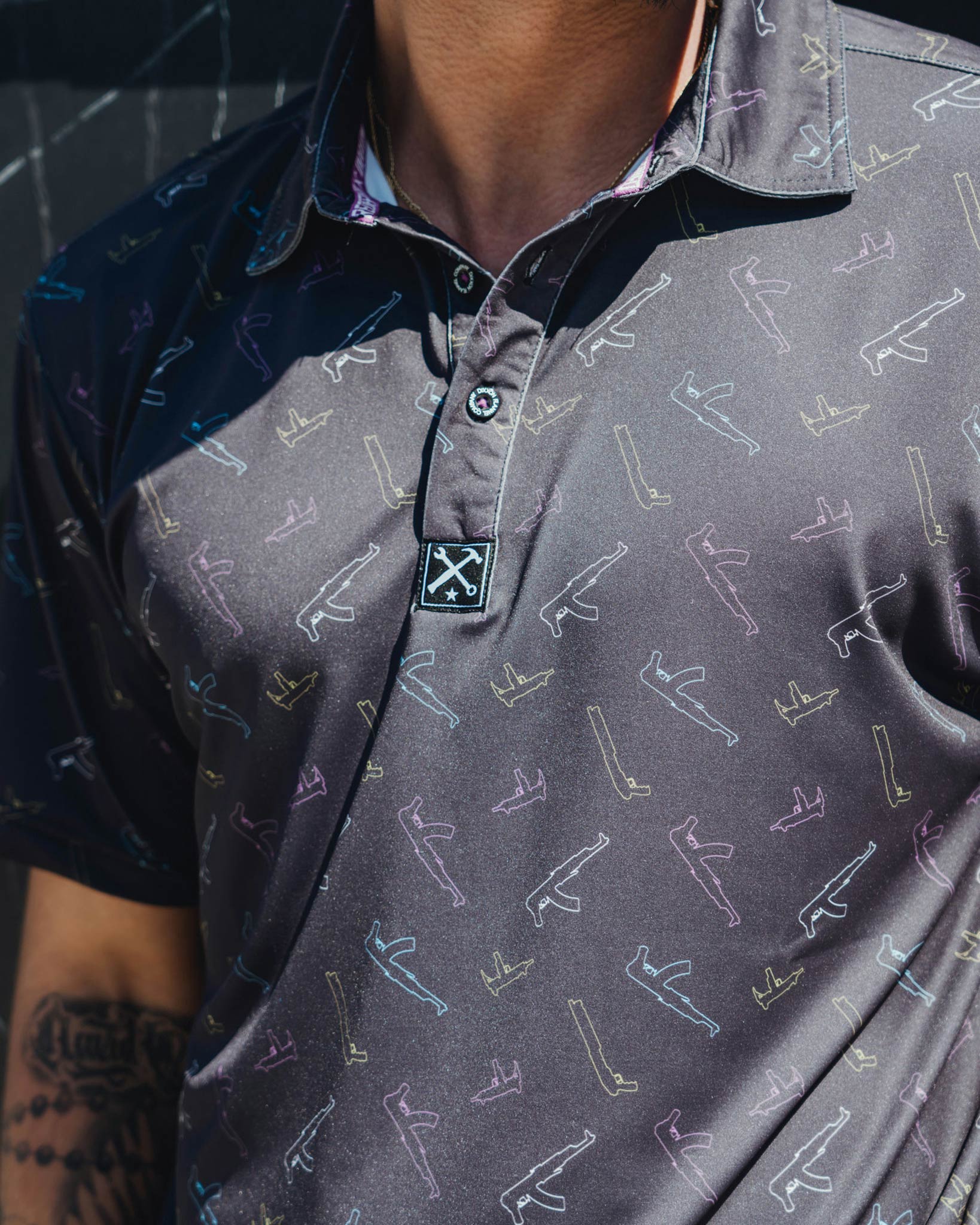Pew Pew Party Polo - Image 2