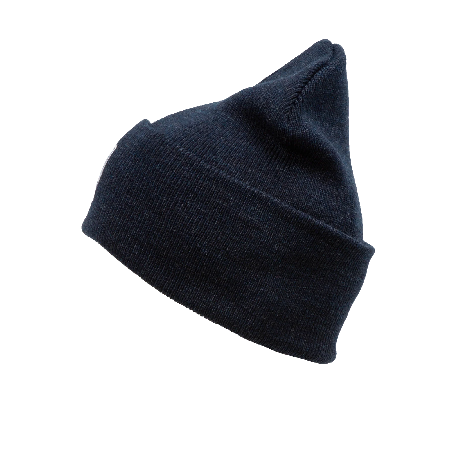 Ribbed Beanie - Heather Navy - Image 2
