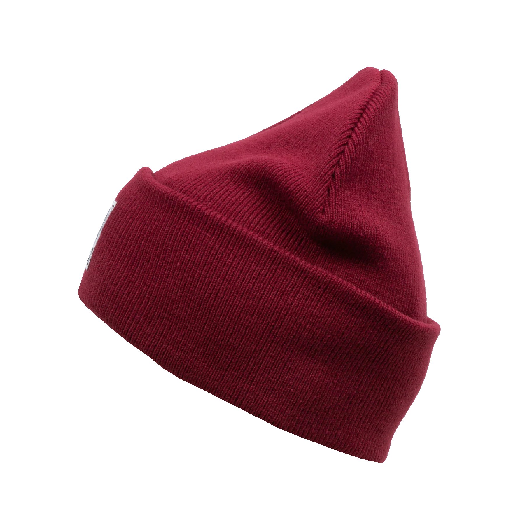 Ribbed Beanie - Maroon - Image 2