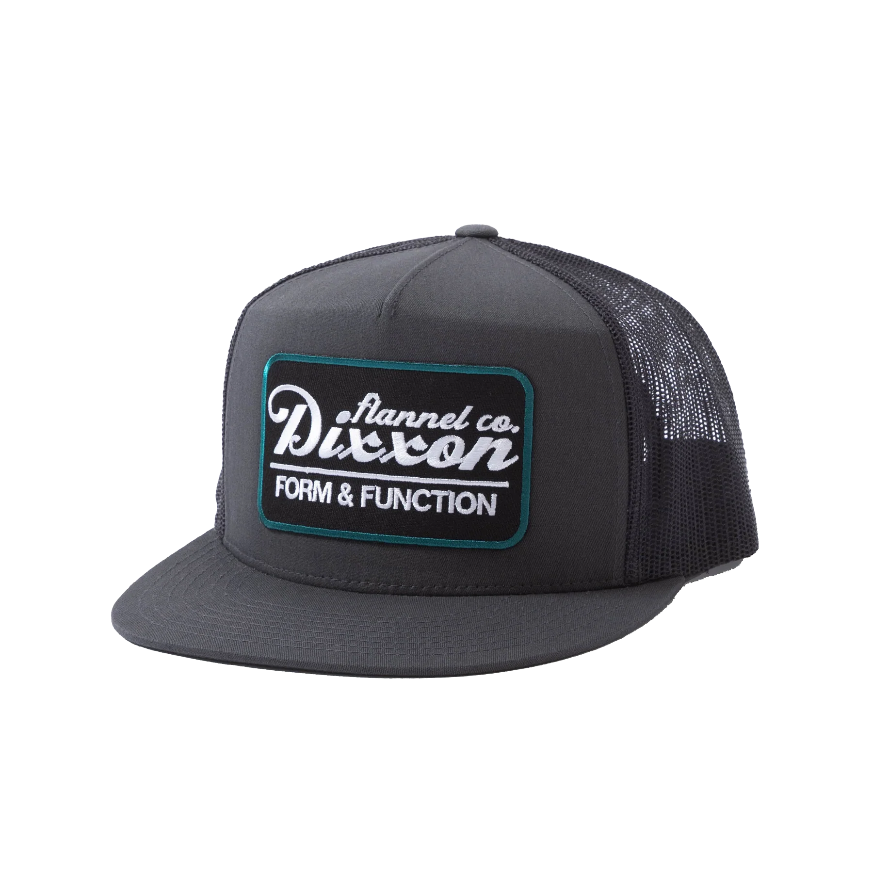 Roadside Flat Bill Trucker Snapback - Black - Image 10