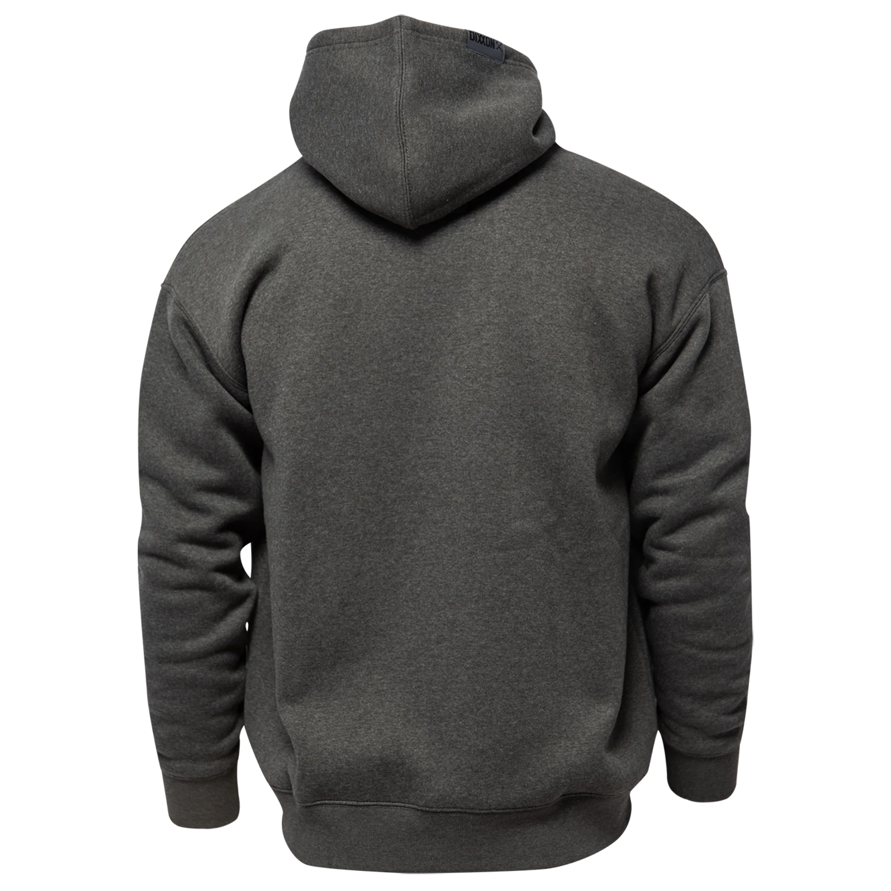 Sherpa Lined Zip Up Hoodie - Heather Charcoal - Image 2