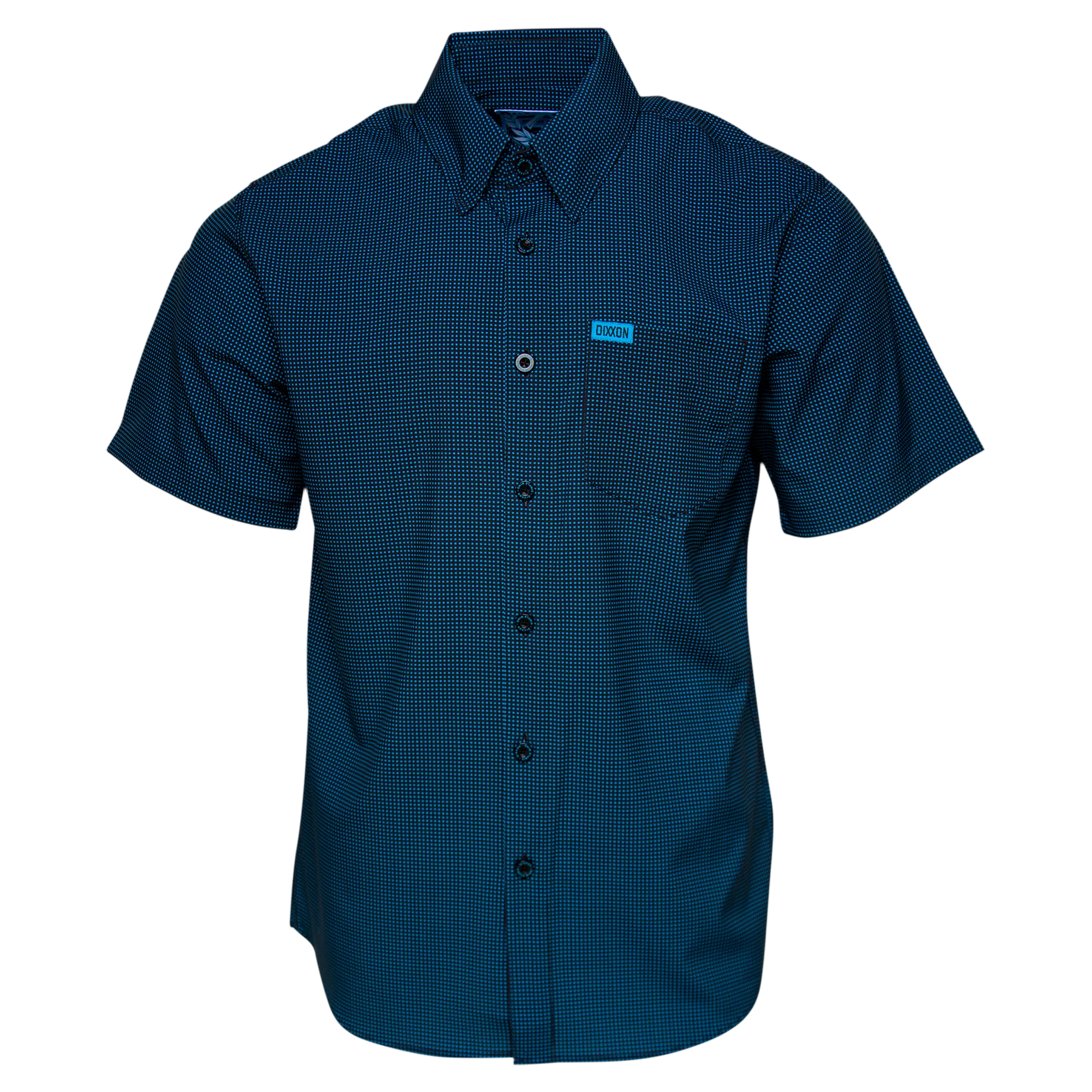 Simple Mind Party Shirt - Black & Cyan