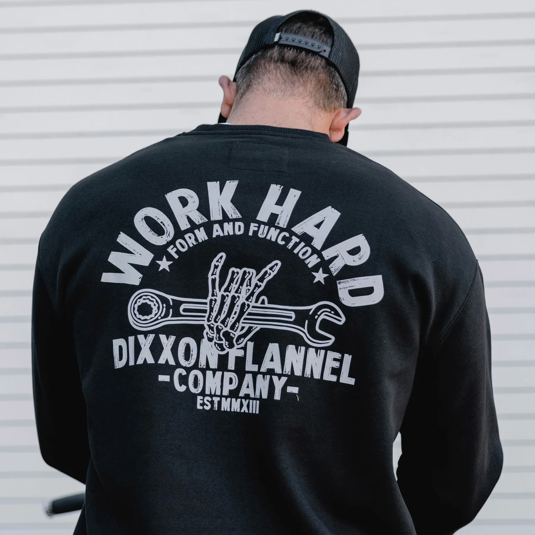 Skeleton Wrench Crewneck - Black