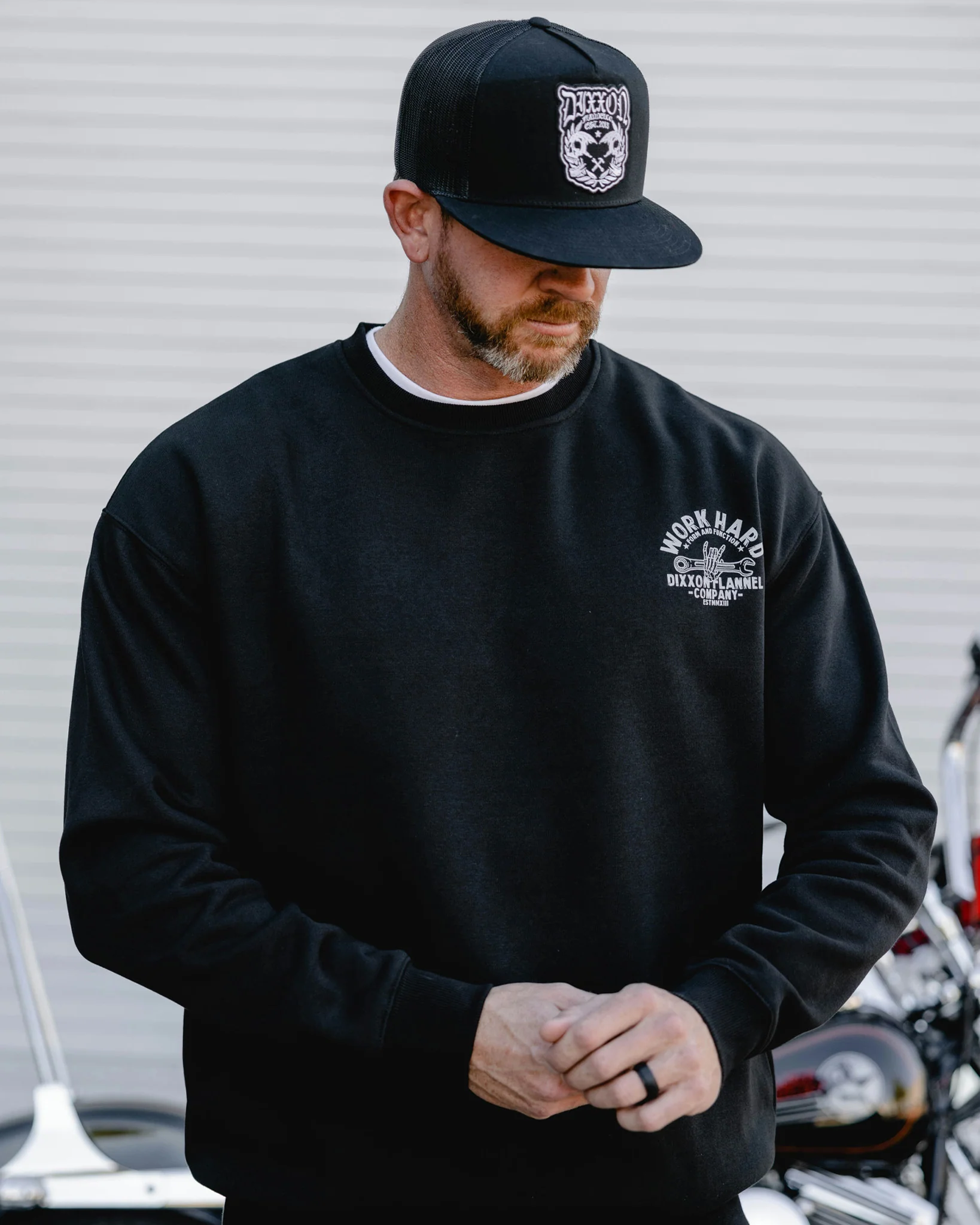 Skeleton Wrench Crewneck - Black - Image 2