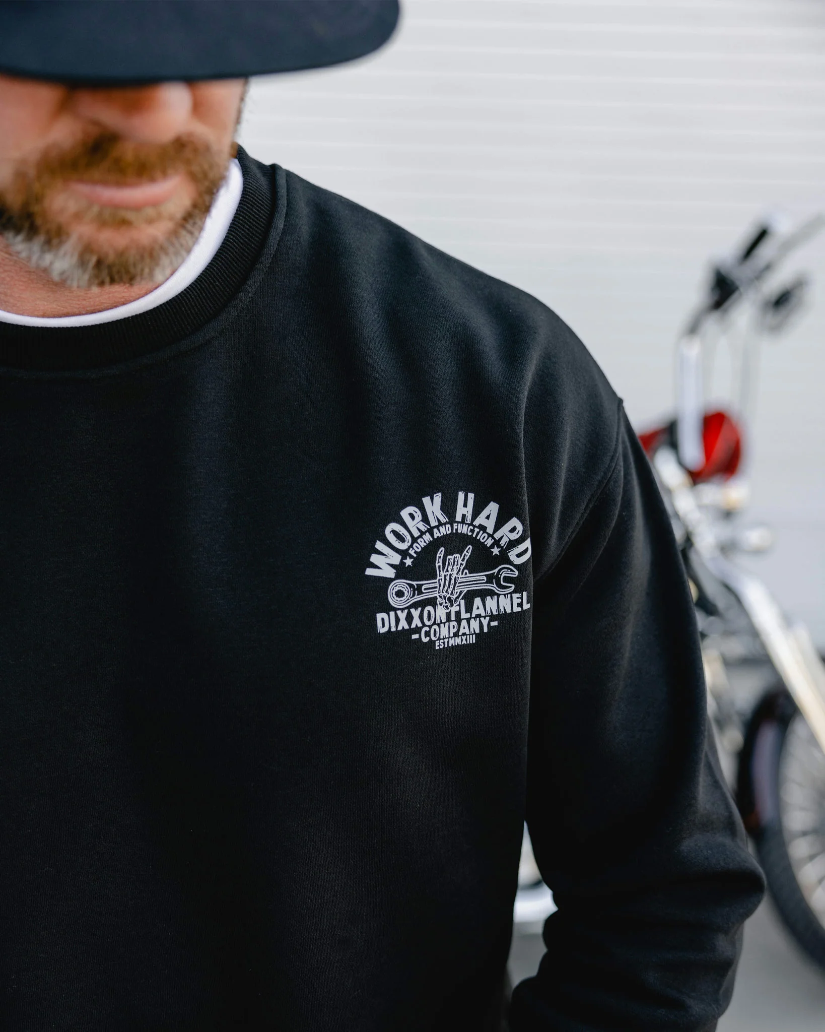 Skeleton Wrench Crewneck - Black - Image 4