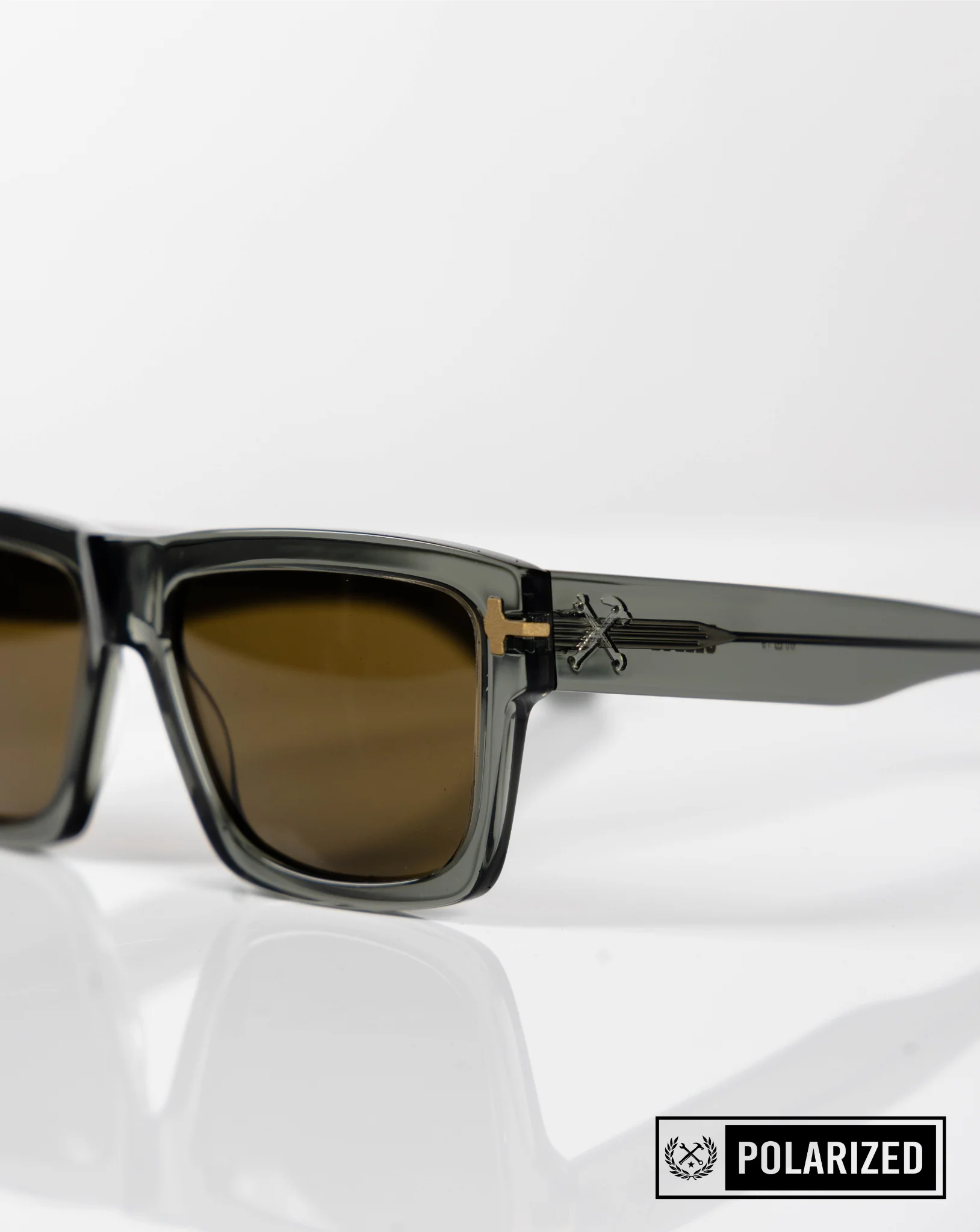Sledge Sunglasses - Grey Smoke & Bronze Polarised - Image 4