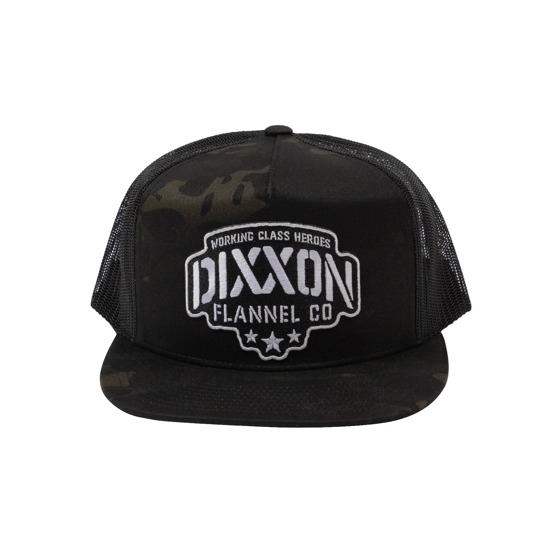 Stencil Flat Bill Trucker Snapback - Image 2